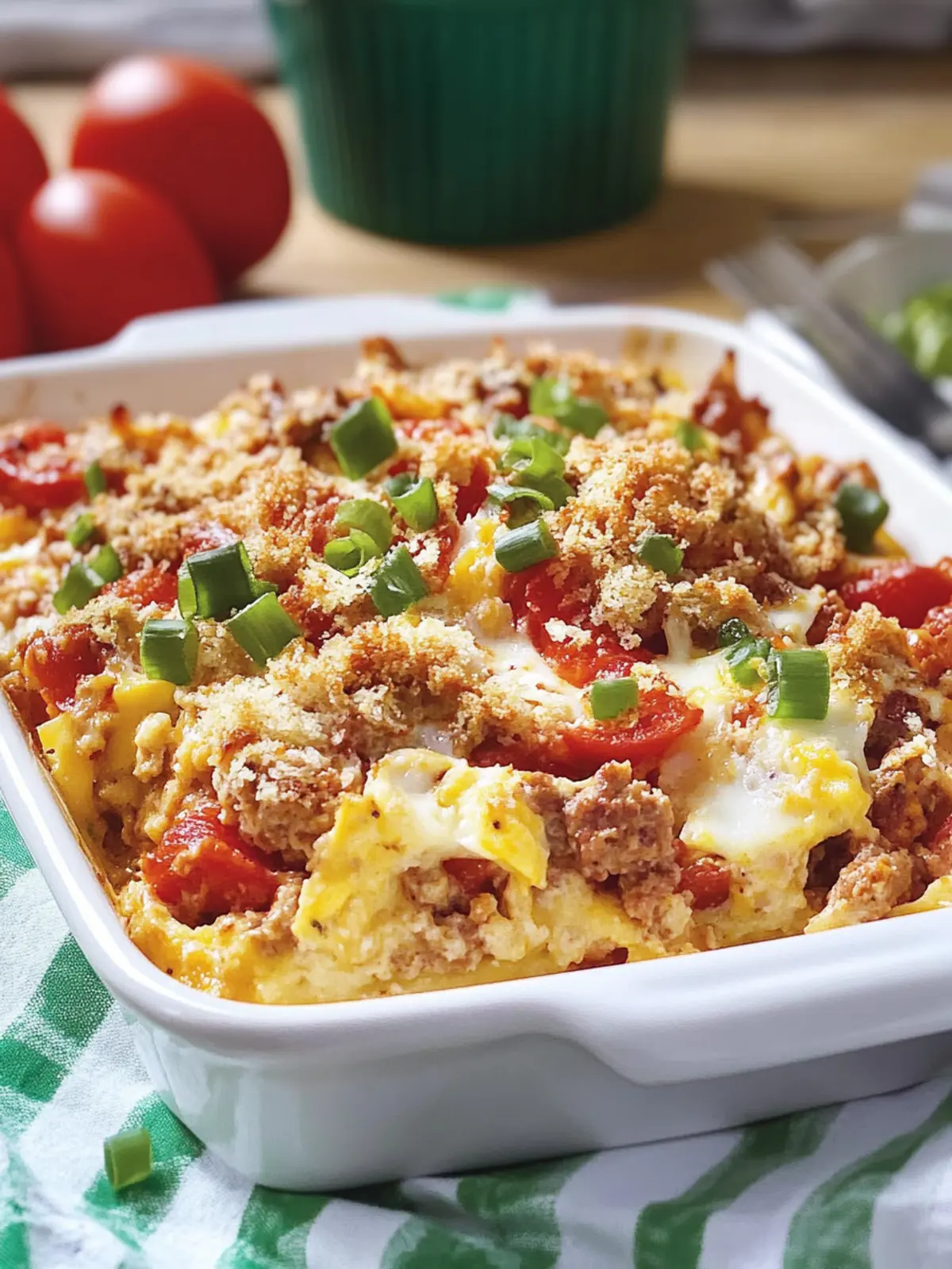 Turkey Chorizo and Eggs Breakfast Casserole for Busy Mornings 4 Turkey Chorizo and Eggs Breakfast Casserole