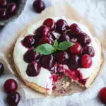 Irresistible Roasted Cherry Shortcake with Buttermilk Cream 41 Roasted Cherry Shortcake with Buttermilk Cream
