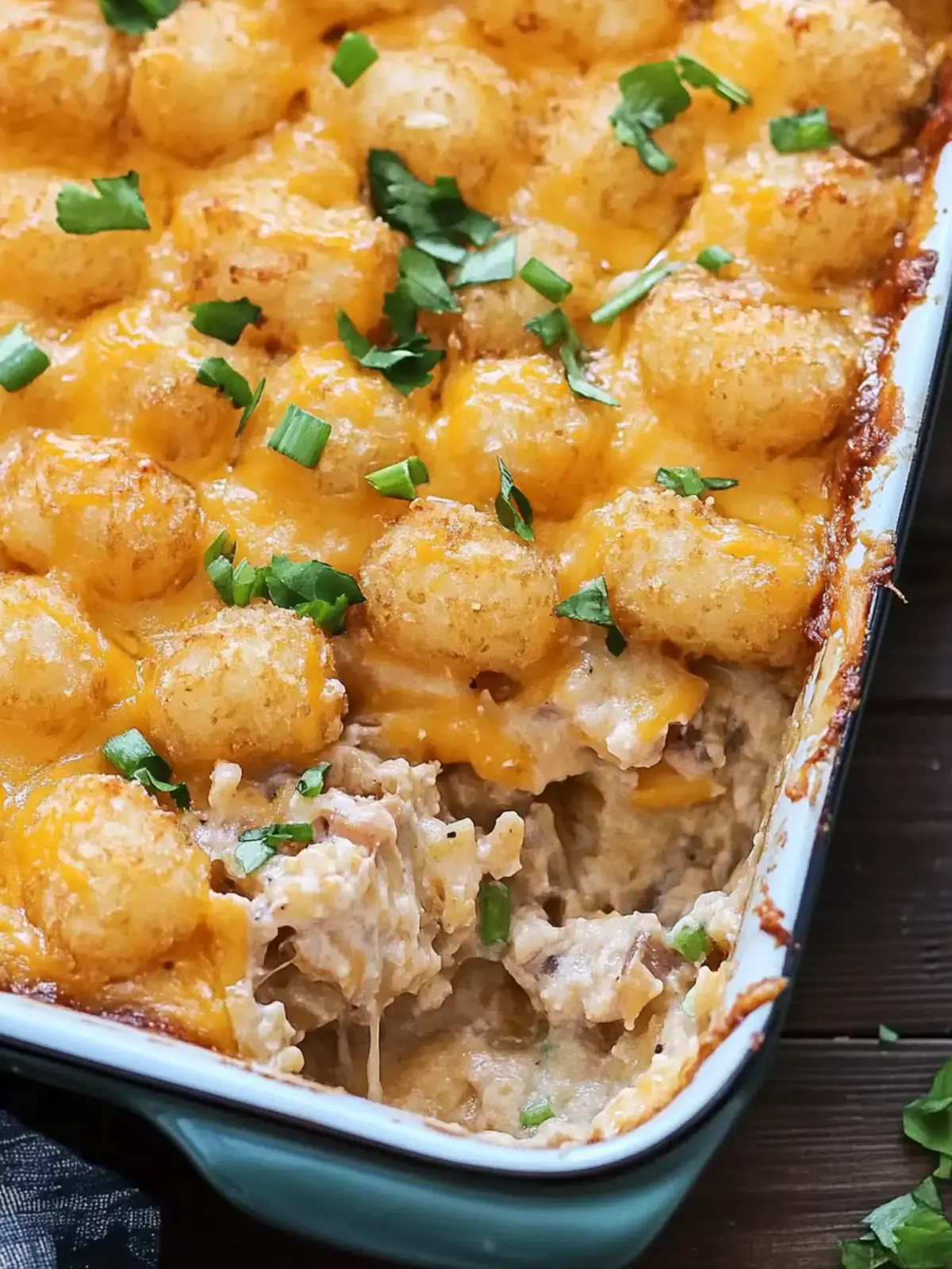 Melted Cheesy Tater Tot Casserole in Just 30 Minutes 4 Tater Tot Casserole