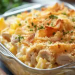 Creamy Tuna Noodle Casserole With Potato Chip Topping Delight 2 Tuna Noodle Casserole With Potato Chip Topping