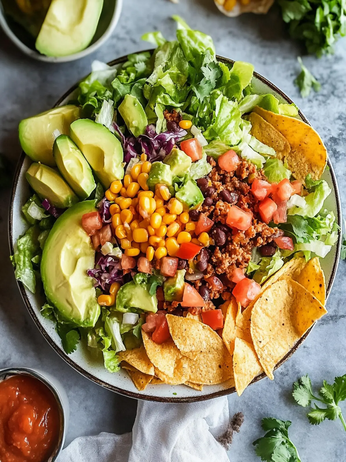 Ultimate Taco Salad: Quick, Customizable, and Delicious! 2 Taco Salad