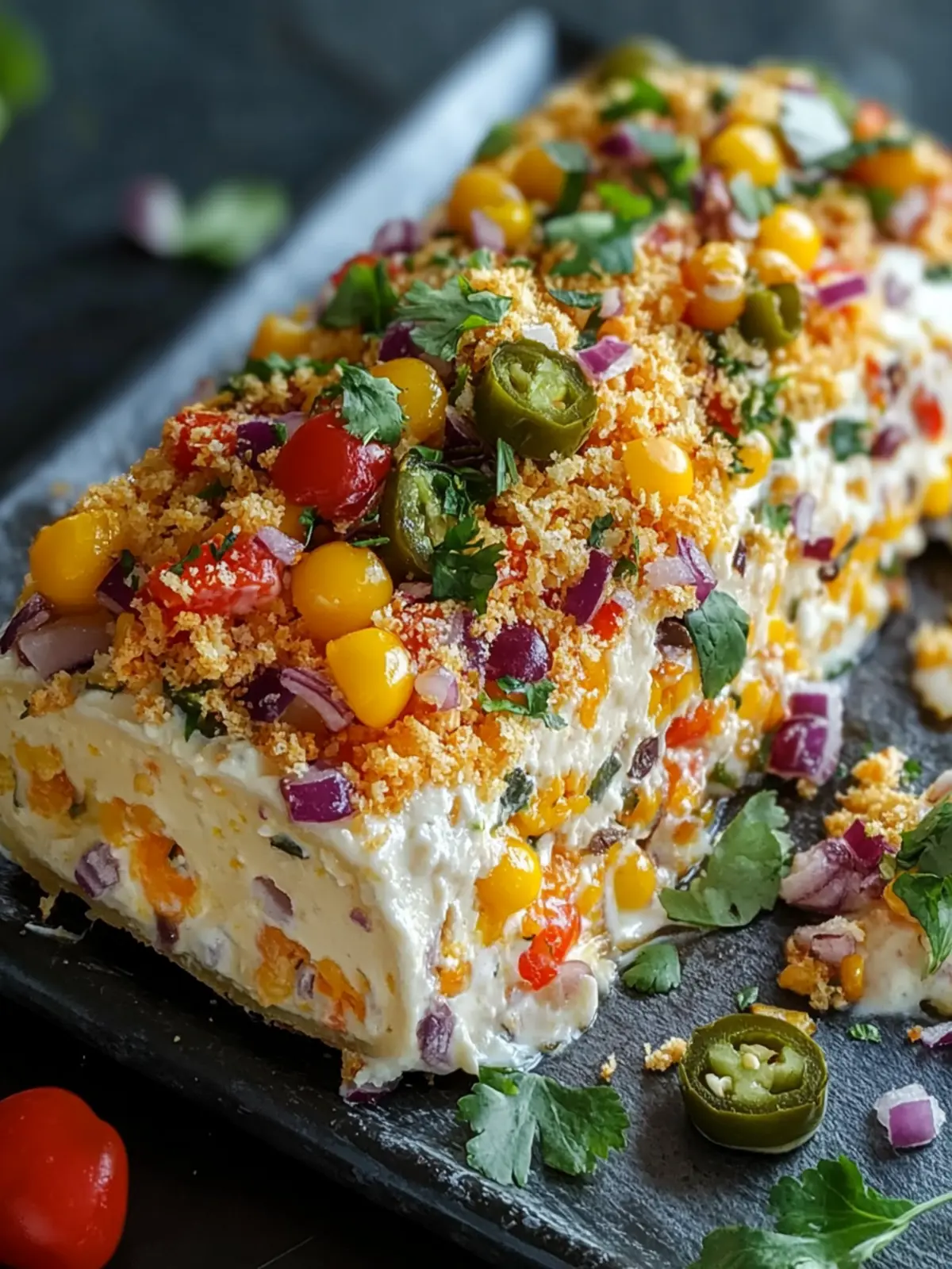 Delicious Cowboy Caviar Jalapeno Popper Cheese Log Recipe 4 Cowboy Caviar Jalapeno Popper Cheese Log