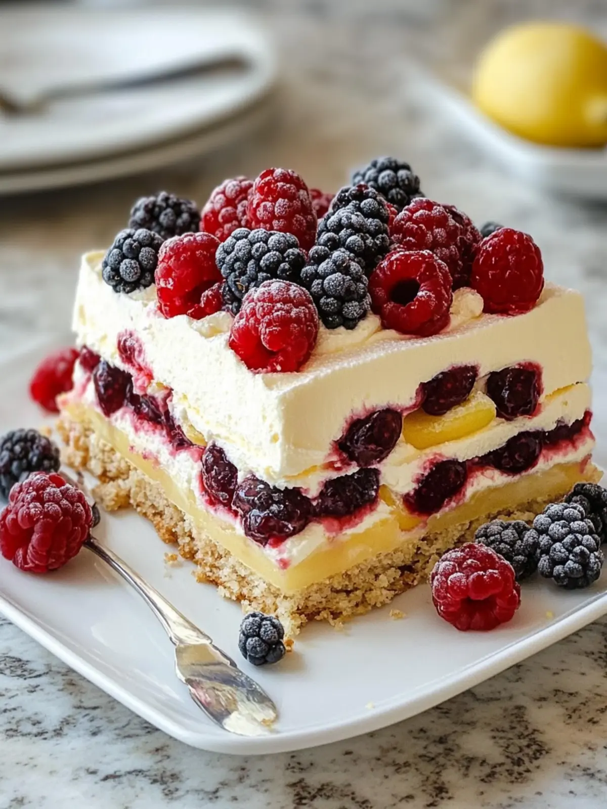 Lemon Berry Ritz Icebox Cake: A Refreshing Summer Delight 5 Lemon Berry Ritz Icebox Cake