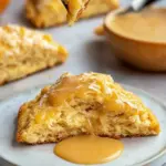 Melt-in-Your-Mouth Vegan Orange Scones with Caramel Drizzle 7 Vegan Orange Scones