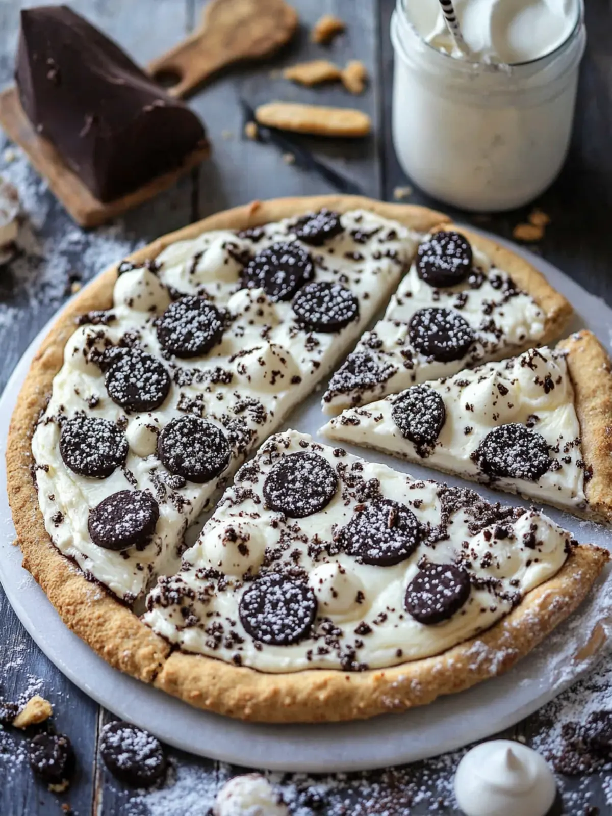 Irresistible Cookies & Cream Dessert Pizza for Sweet Moments 5 Cookies & Cream Dessert Pizza