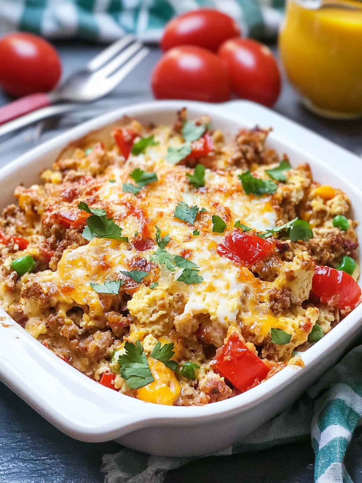 Turkey Chorizo and Eggs Breakfast Casserole for Busy Mornings 5 Turkey Chorizo and Eggs Breakfast Casserole
