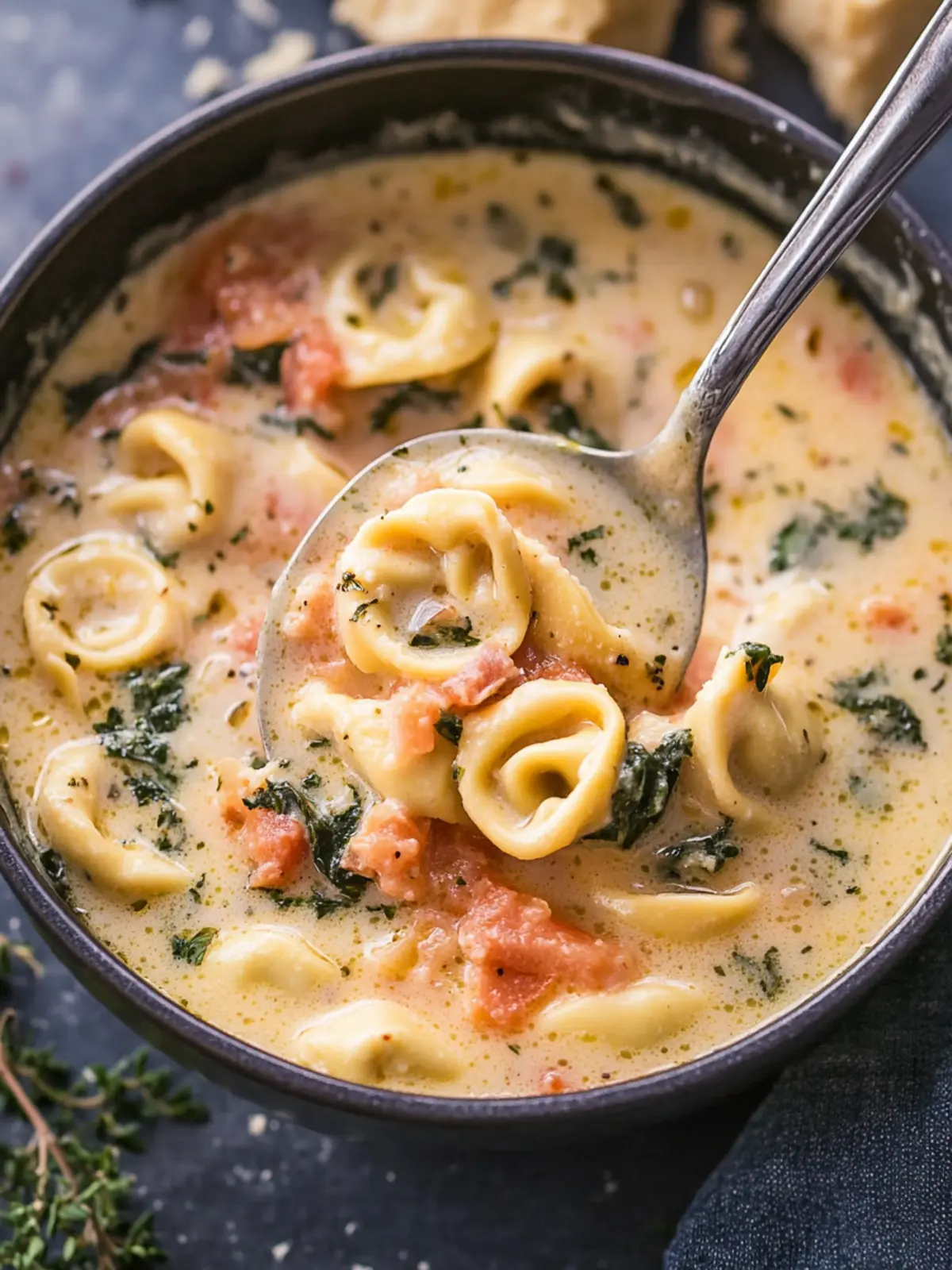 Hearty Creamy Tortellini Soup Recipe Everyone Will Love 4 Creamy Tortellini Soup Recipe