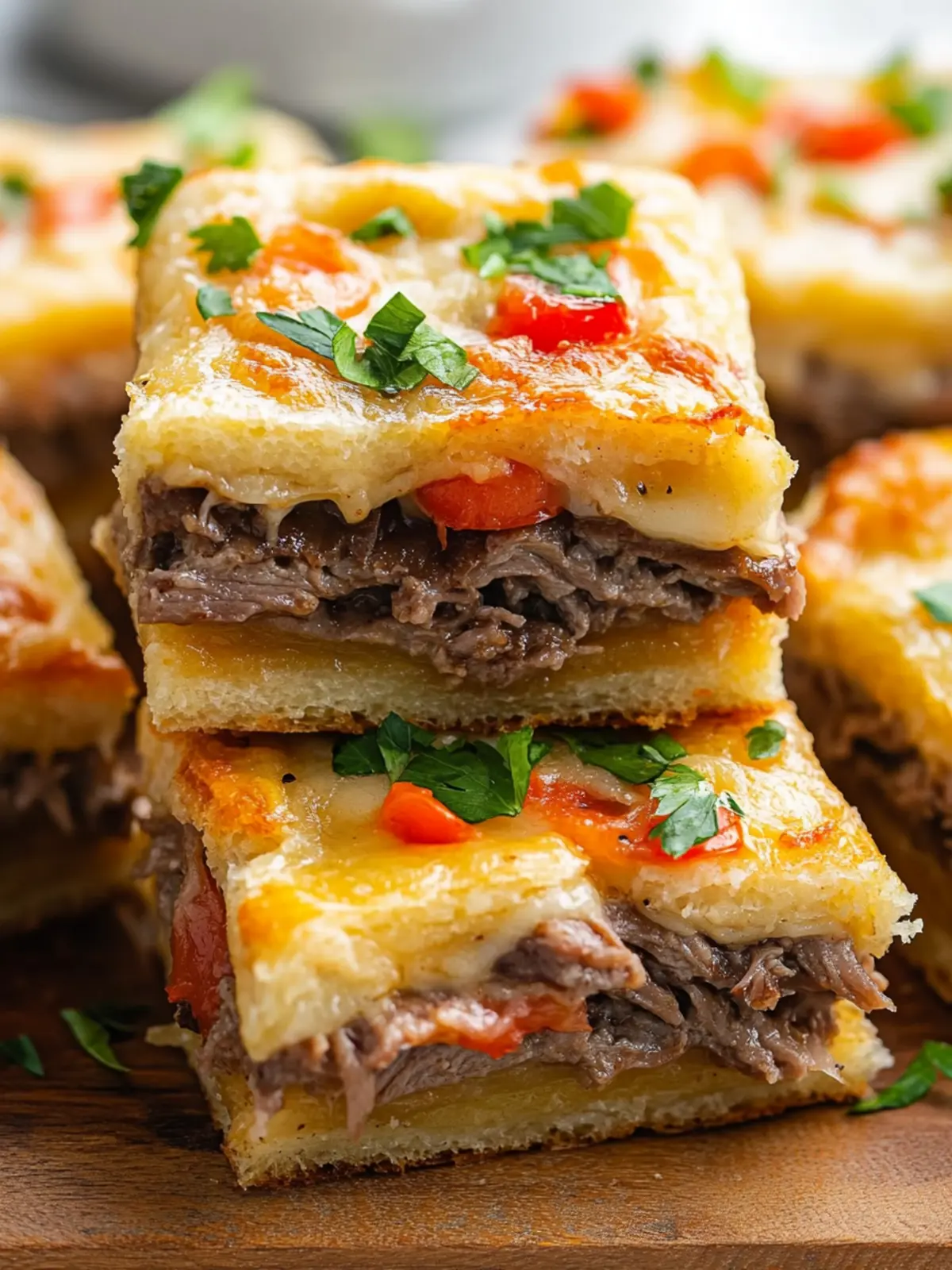 Philly Cheesesteak Squares: Quick, Cheesy Bliss for Dinner 2 Philly Cheesesteak Squares