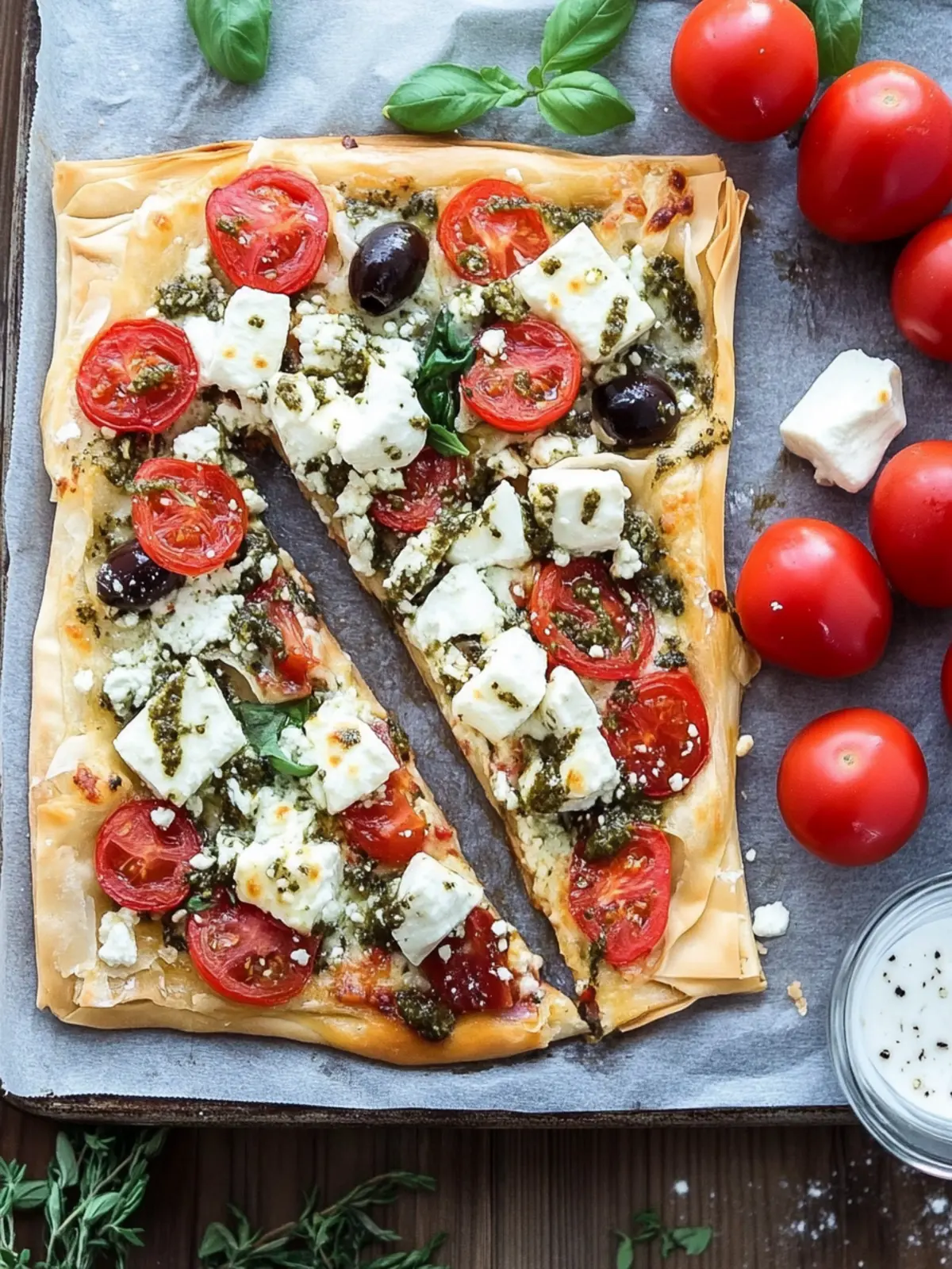 Phyllo Dough Greek Flatbread Pizza: A Crispy Twist Tonight 4 Phyllo Dough Greek Flatbread Pizza