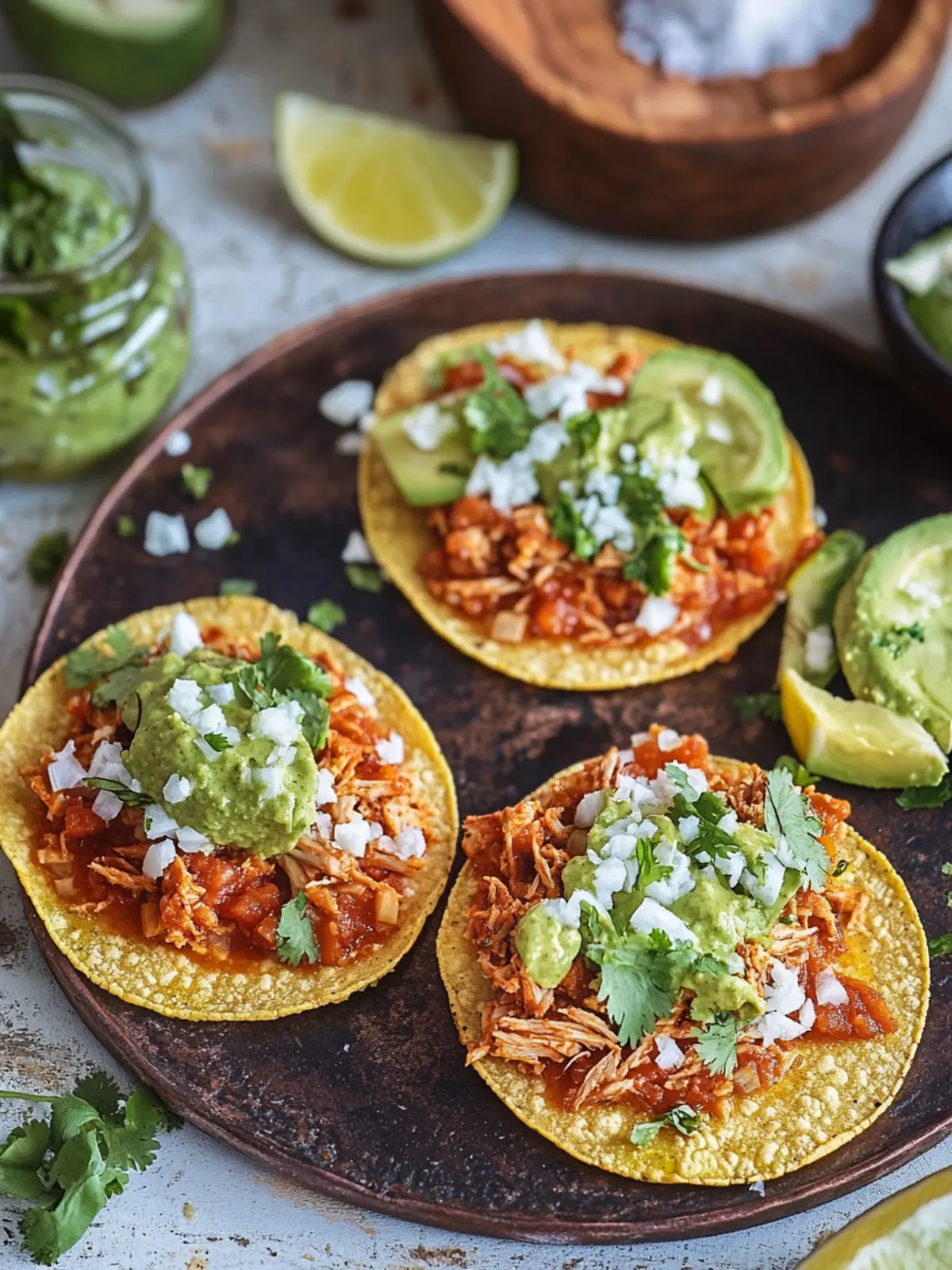 Savor the Best Tostadas de Tinga - Quick and Customizable Delight 2 Best Tostadas de Tinga