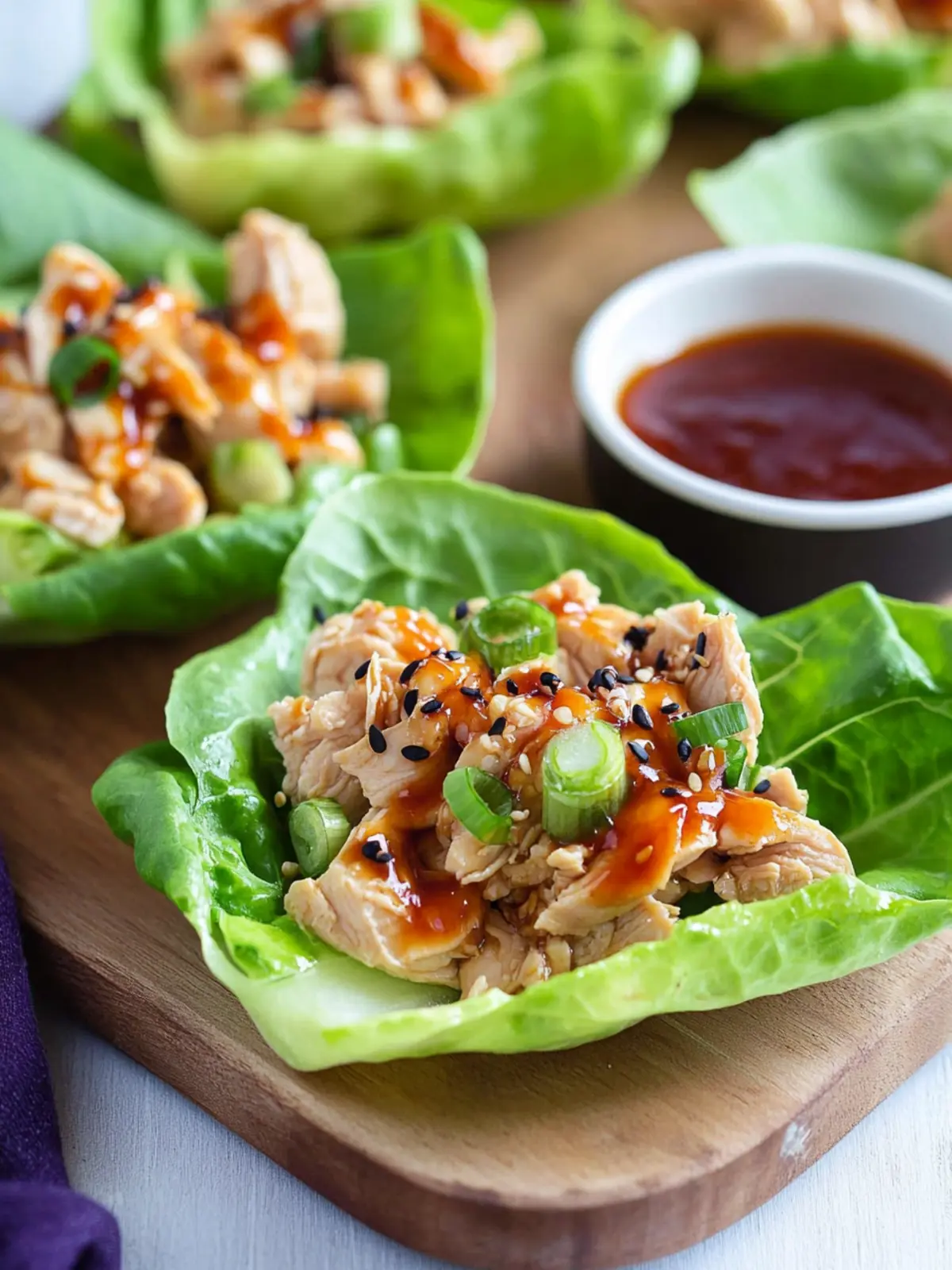 Flavor-Packed Easy Sesame Chicken Lettuce Wraps in 30 Minutes 3 Easy Sesame Chicken Lettuce Wraps
