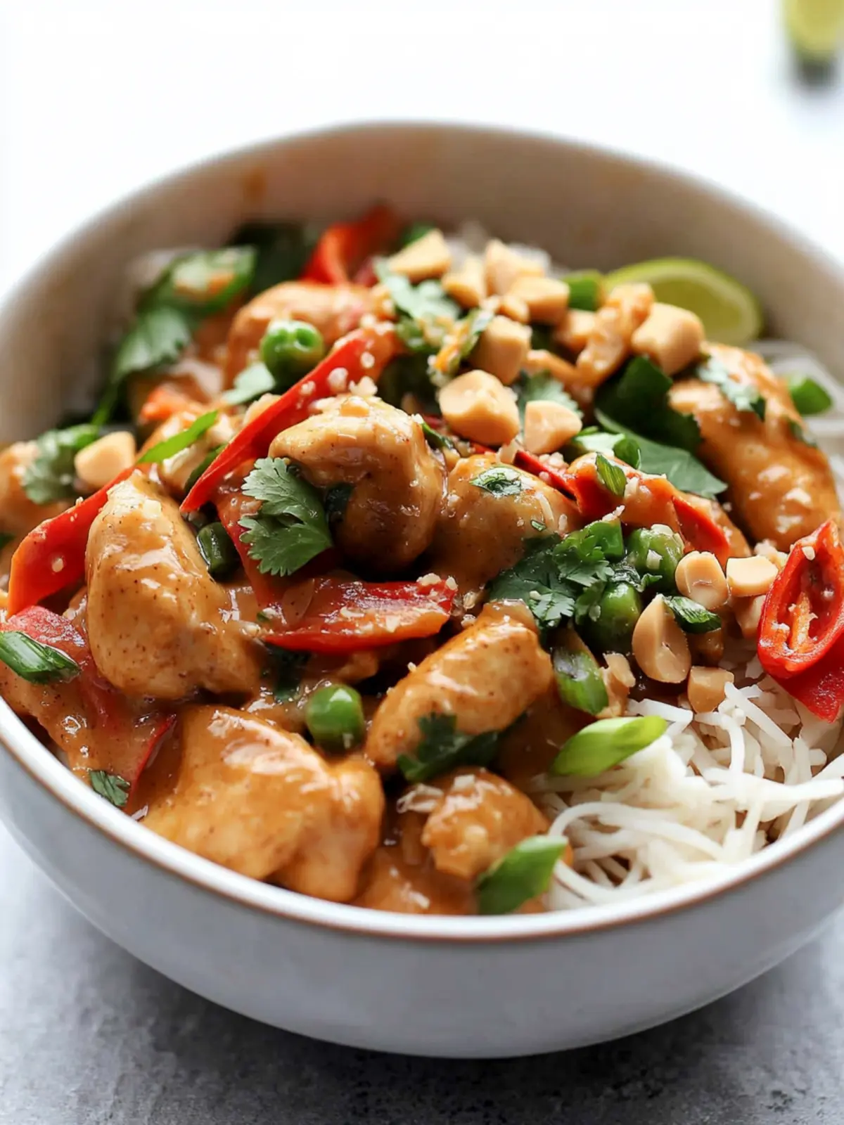 Irresistible Healthy Slow Cooker Thai Peanut Chicken Recipe 2 Healthy Slow Cooker Thai Peanut Chicken Recipe