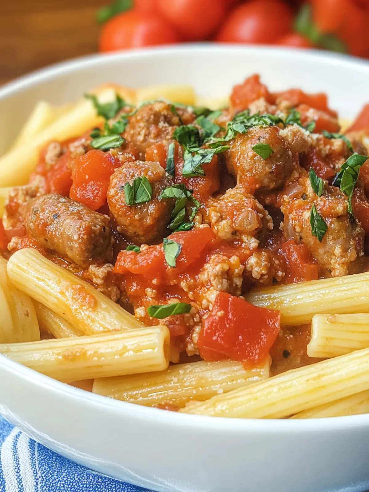 Hearty Italian Sausage Pasta Dinner for High-Protein Lovers 4 Italian Sausage Pasta Dinner (High Protein)