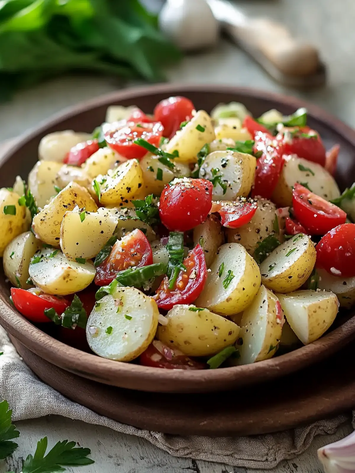 Rustic Italian Potato Salad That Will Brighten Your Summer Meals 2 Rustic Italian Potato Salad