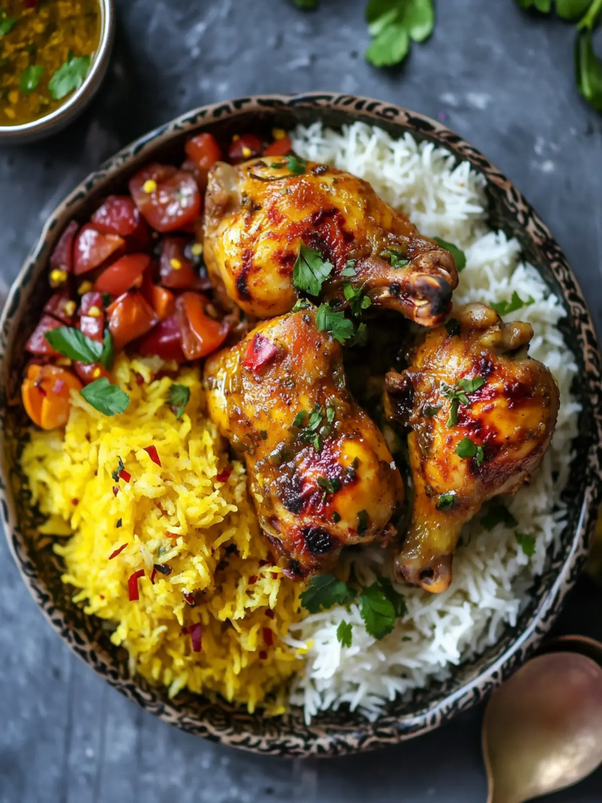 Irresistible Persian Saffron Chicken Zereshk Polo Ba Morgh Recipe 2 Persian Saffron Chicken {Zereshk Polo Ba Morgh}
