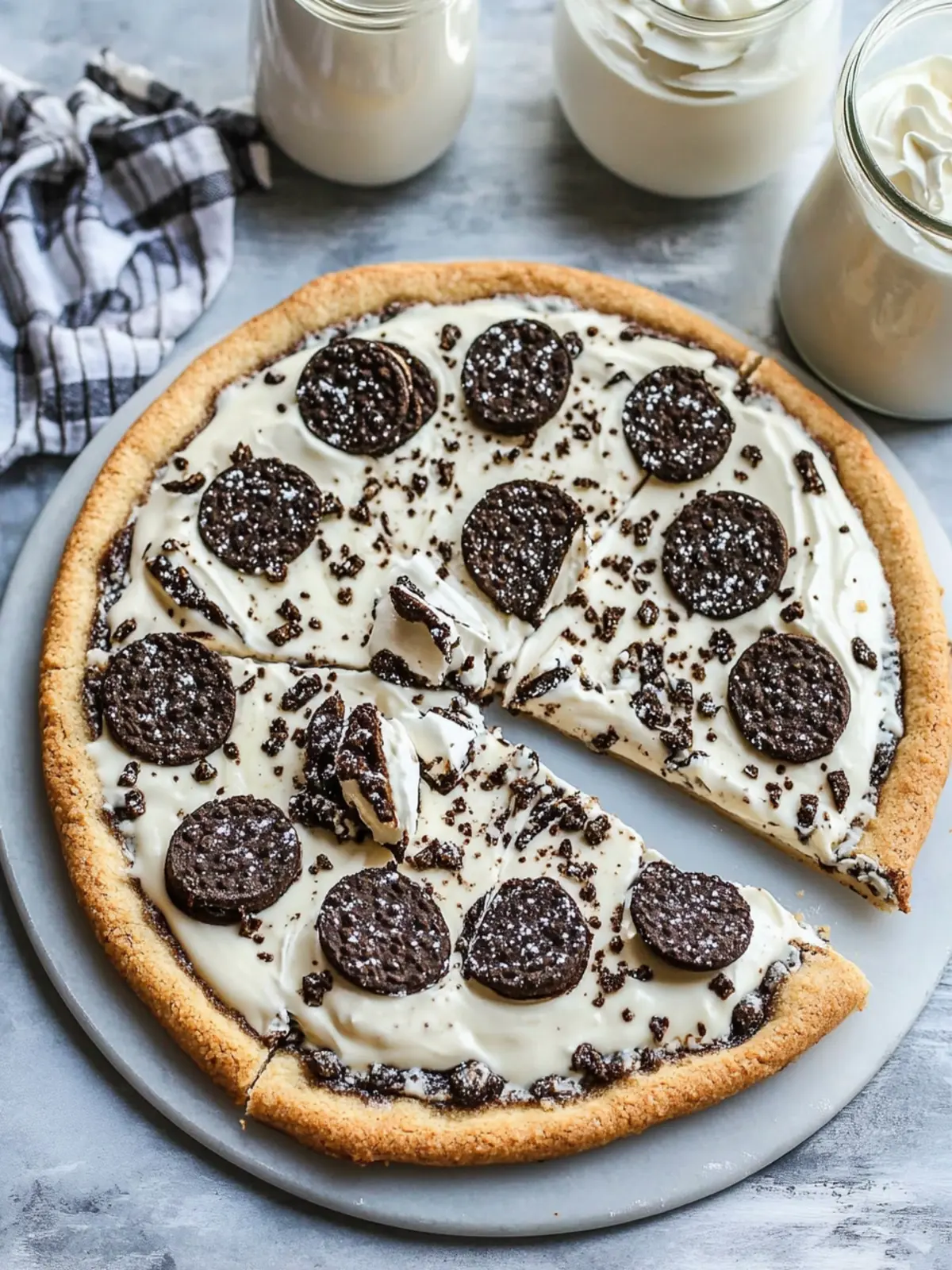 Irresistible Cookies & Cream Dessert Pizza for Sweet Moments 2 Cookies & Cream Dessert Pizza