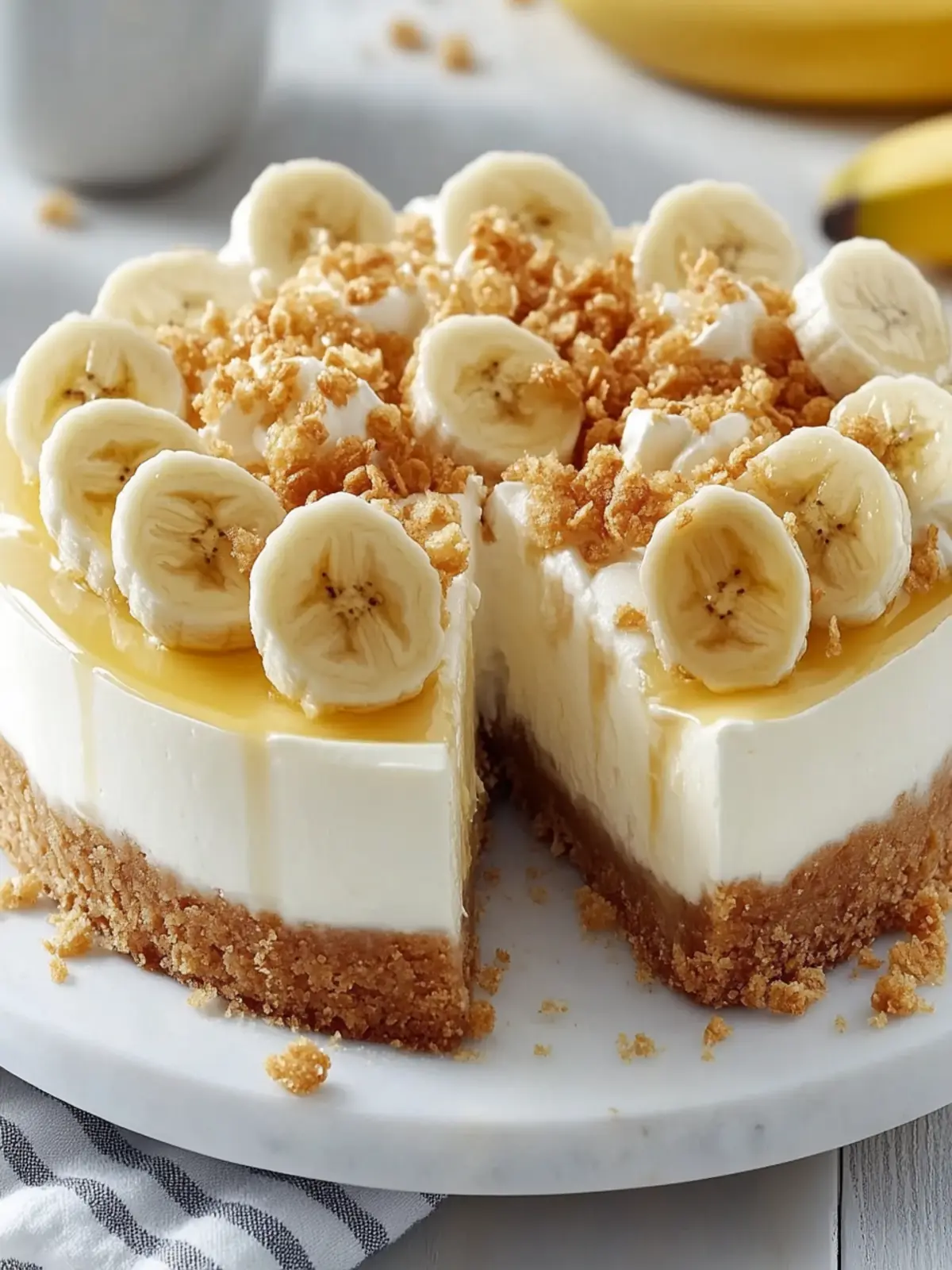 Creamy Banana Pudding Cheesecake for Delightful Gatherings 2 Creamy Banana Pudding Cheesecake