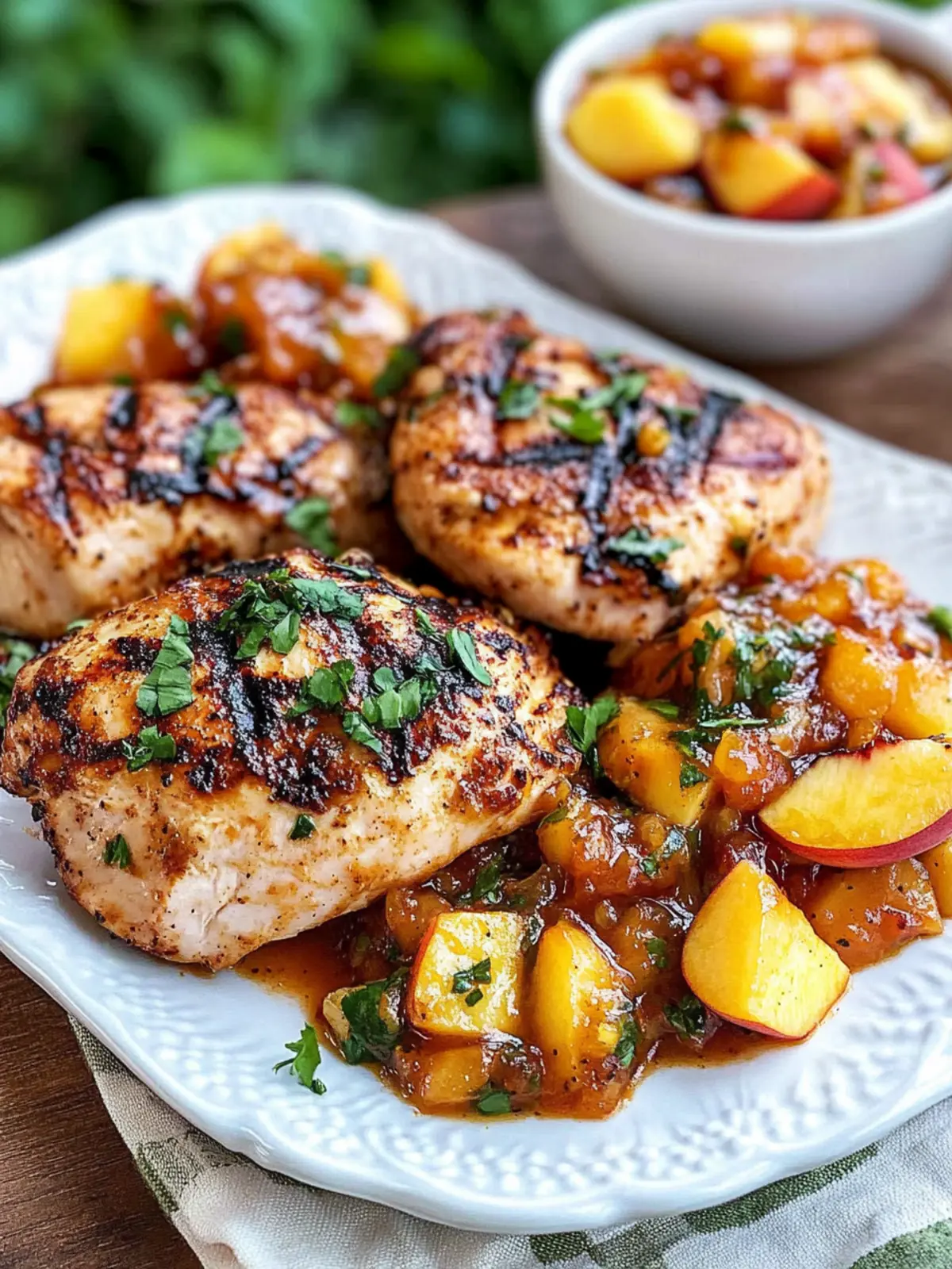 Sweet and Smoky Grilled Chicken with Peach Chipotle Sauce Delight 3 Sweet and Smoky Grilled Chicken with Peach Chipotle Sauce