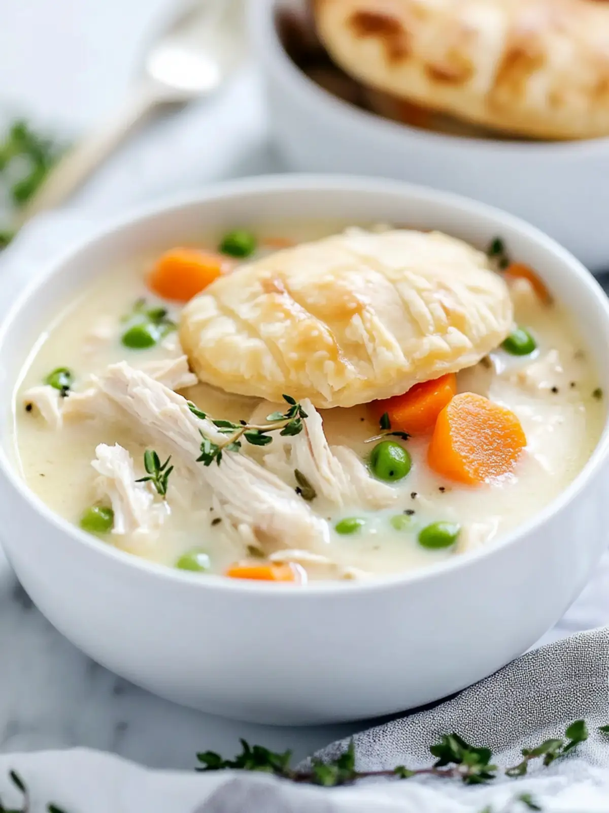 Comforting Crockpot Chicken Pot Pie Soup for Busy Evenings 4 Crockpot Chicken Pot Pie Soup