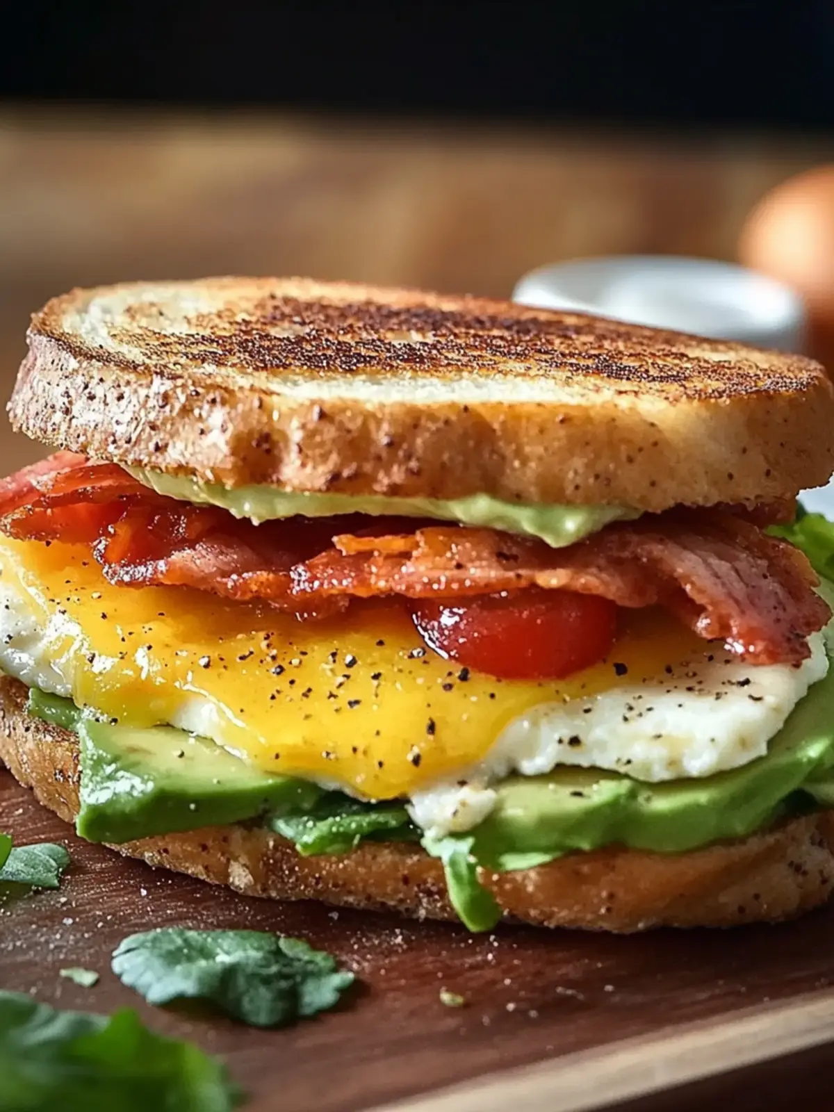 Avocado Breakfast Sandwich: Quick, Creamy, and Delicious 2 Breakfast Sandwich with Avocado