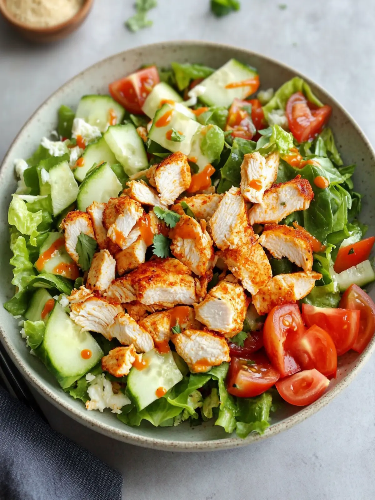 Buffalo Chicken Chopped Salad: A Spicy, Healthy Twist 5 Buffalo Chicken Chopped Salad