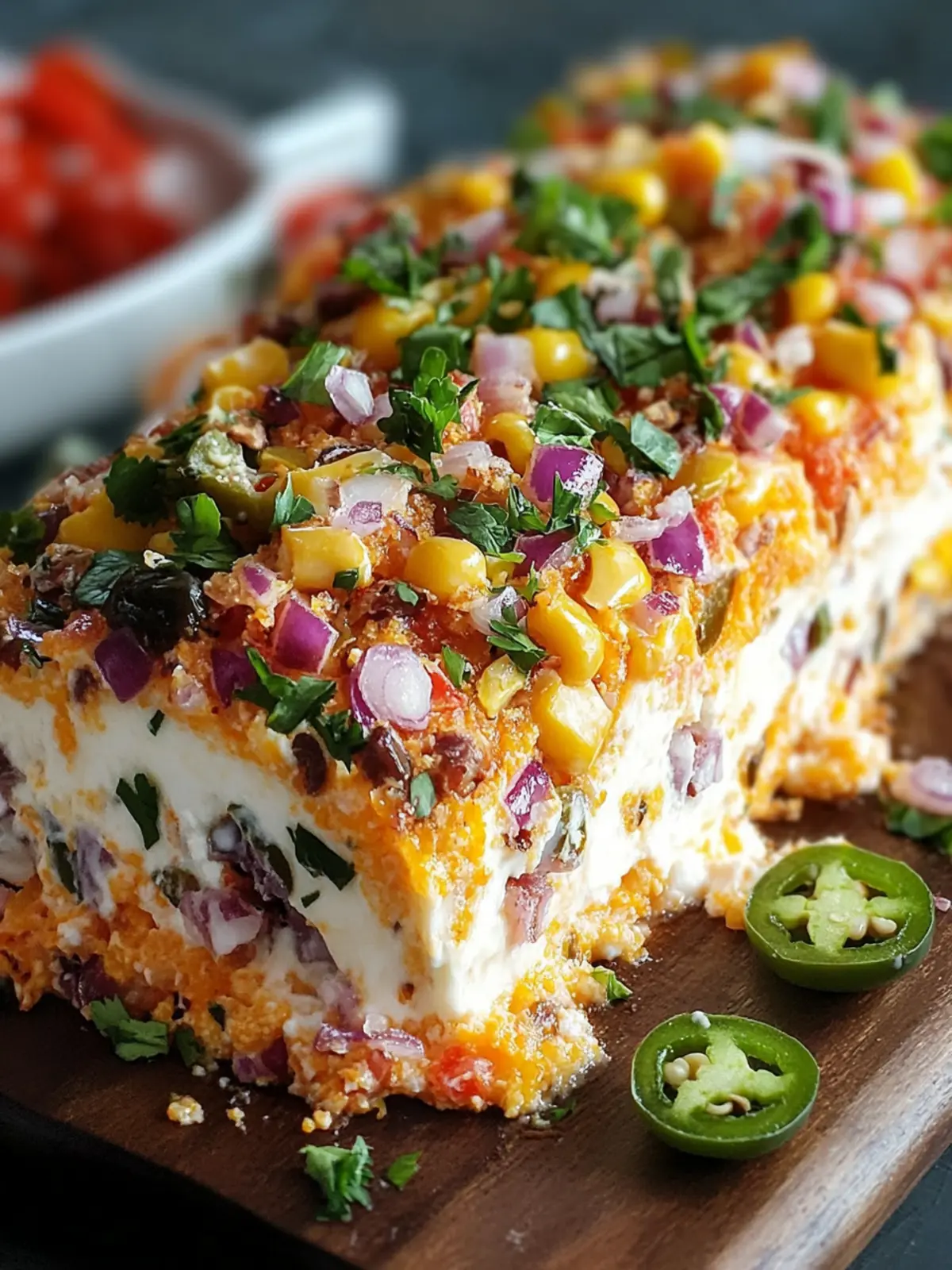 Delicious Cowboy Caviar Jalapeno Popper Cheese Log Recipe 5 Cowboy Caviar Jalapeno Popper Cheese Log