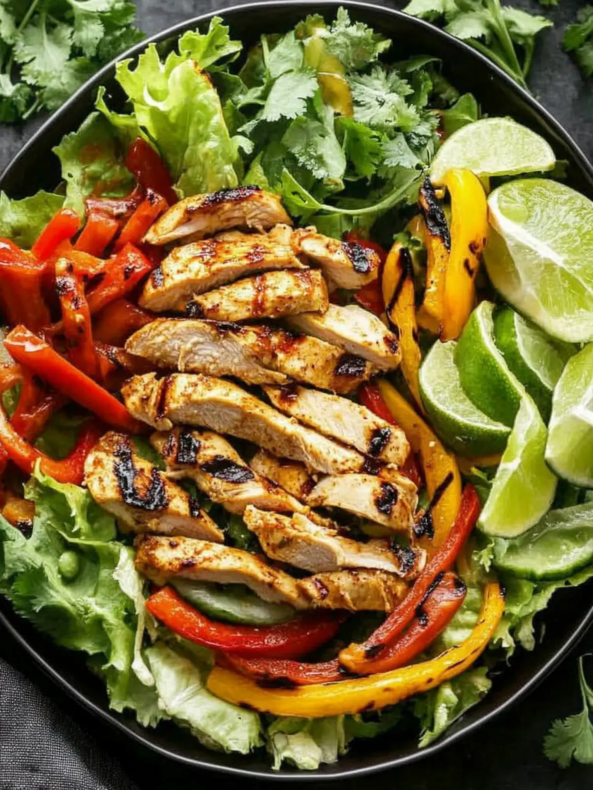 Grilled Chili Lime Chicken Fajita Salad for Fresh Flavor Bliss 2 Grilled Chili Lime Chicken Fajita Salad