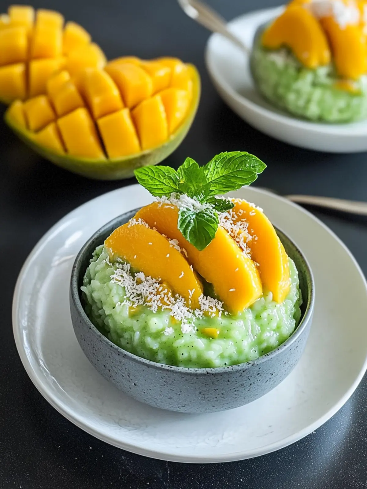 How to Make Pandan Mango Sticky Rice – A Tropical Delight 3 How to make Pandan Mango Sticky Rice