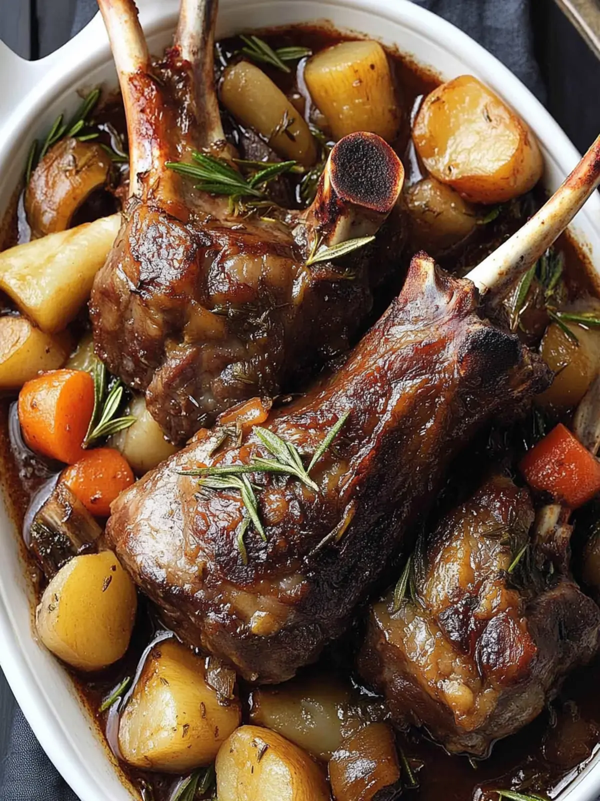 Savory New Zealand Rosemary Lamb Shanks for Comforting Dinners 4 New Zealand Rosemary Lamb Shanks