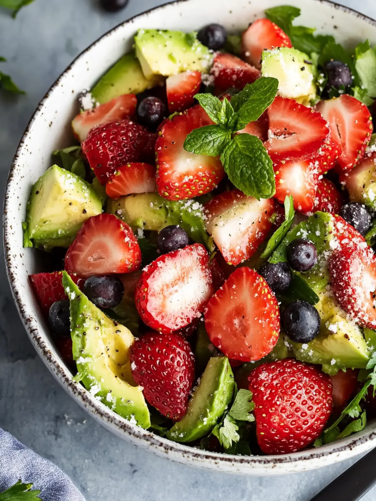 Fresh Strawberry Avocado Salad in 15 Minutes Flat 5 Strawberry Avocado Salad