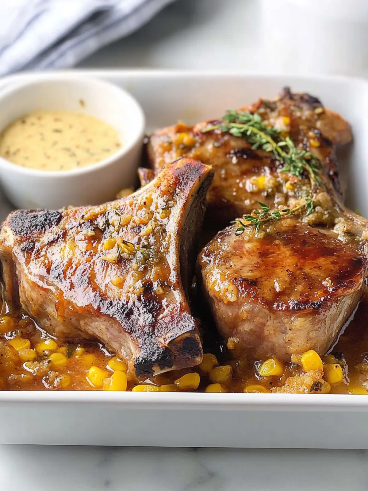 Irresistible Stuffed Iowa Chops with Corn and Apple Delight 5 Stuffed Iowa Chops