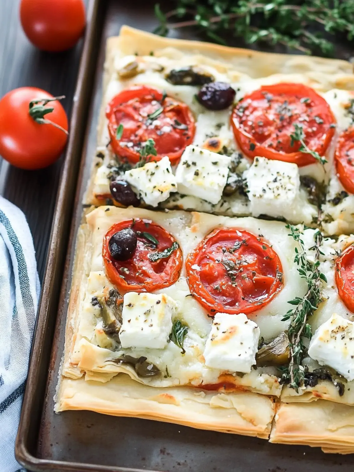 Phyllo Dough Greek Flatbread Pizza: A Crispy Twist Tonight 2 Phyllo Dough Greek Flatbread Pizza