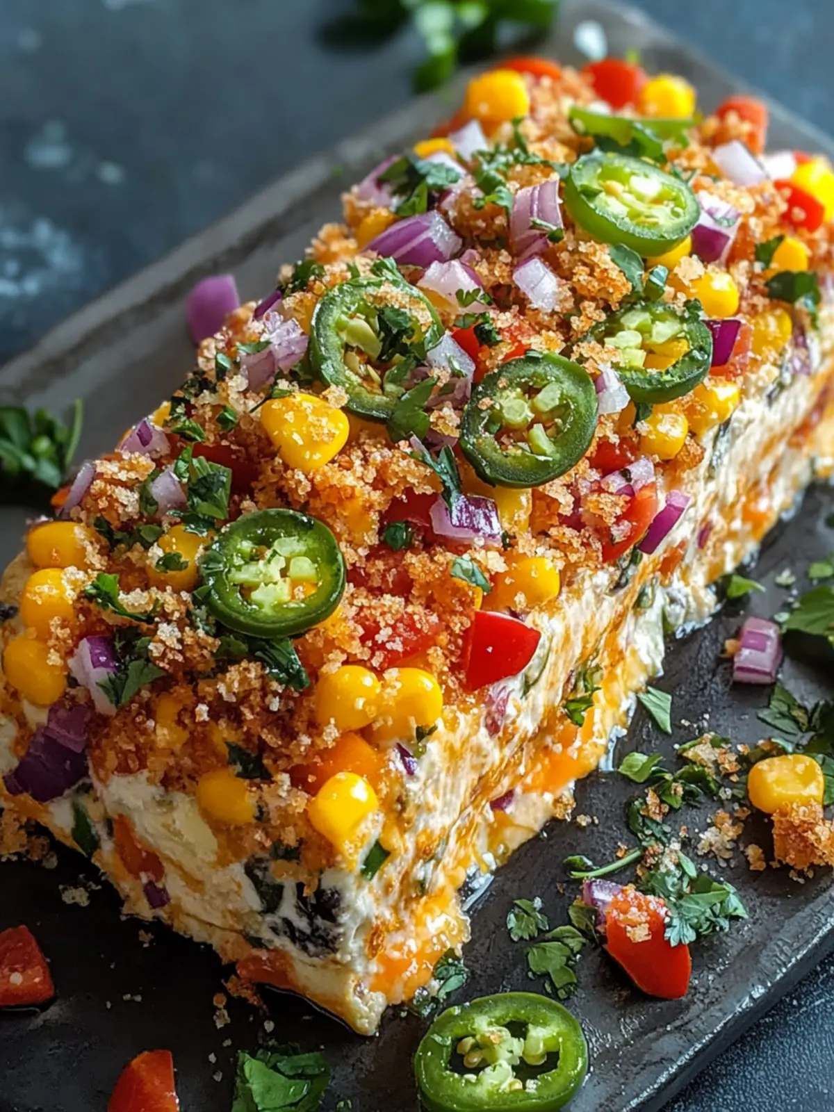 Delicious Cowboy Caviar Jalapeno Popper Cheese Log Recipe 2 Cowboy Caviar Jalapeno Popper Cheese Log