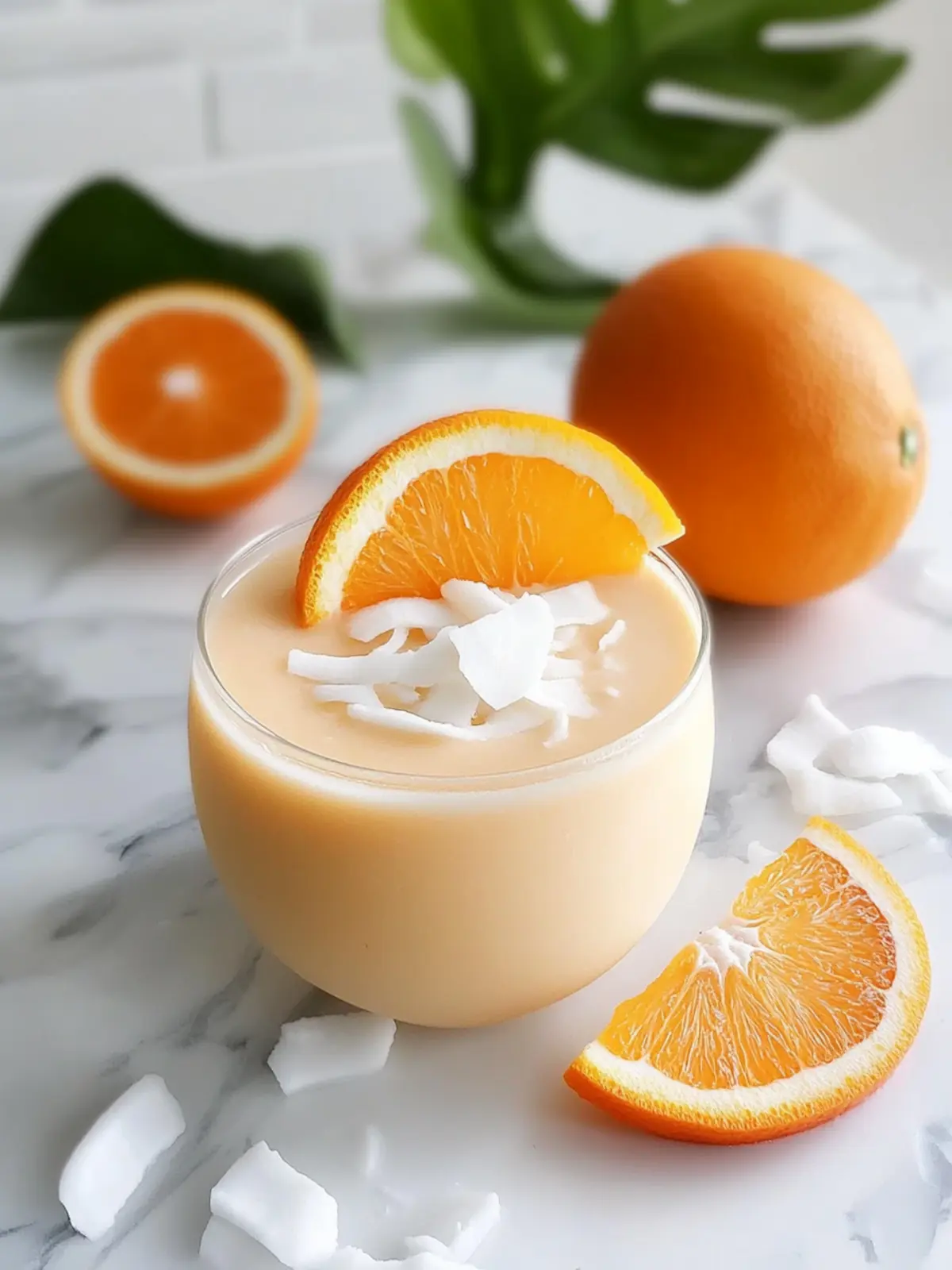 Coconut Orange Glow – Creamy Citrus Delight You’ll Crave! 2 Coconut Orange Glow – Creamy Citrus Delight