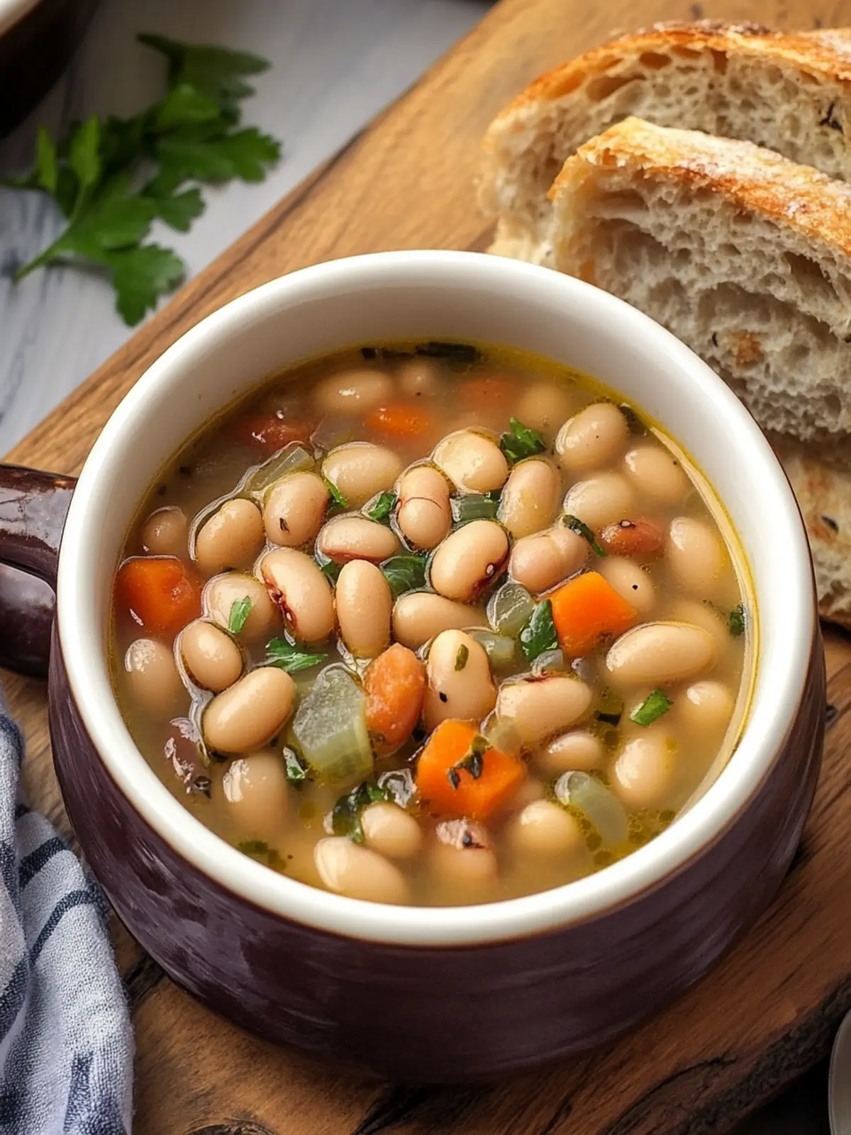 Crockpot Navy Bean Soup: Easy Comfort Food for Cozy Nights 3 Crockpot Navy Bean Soup