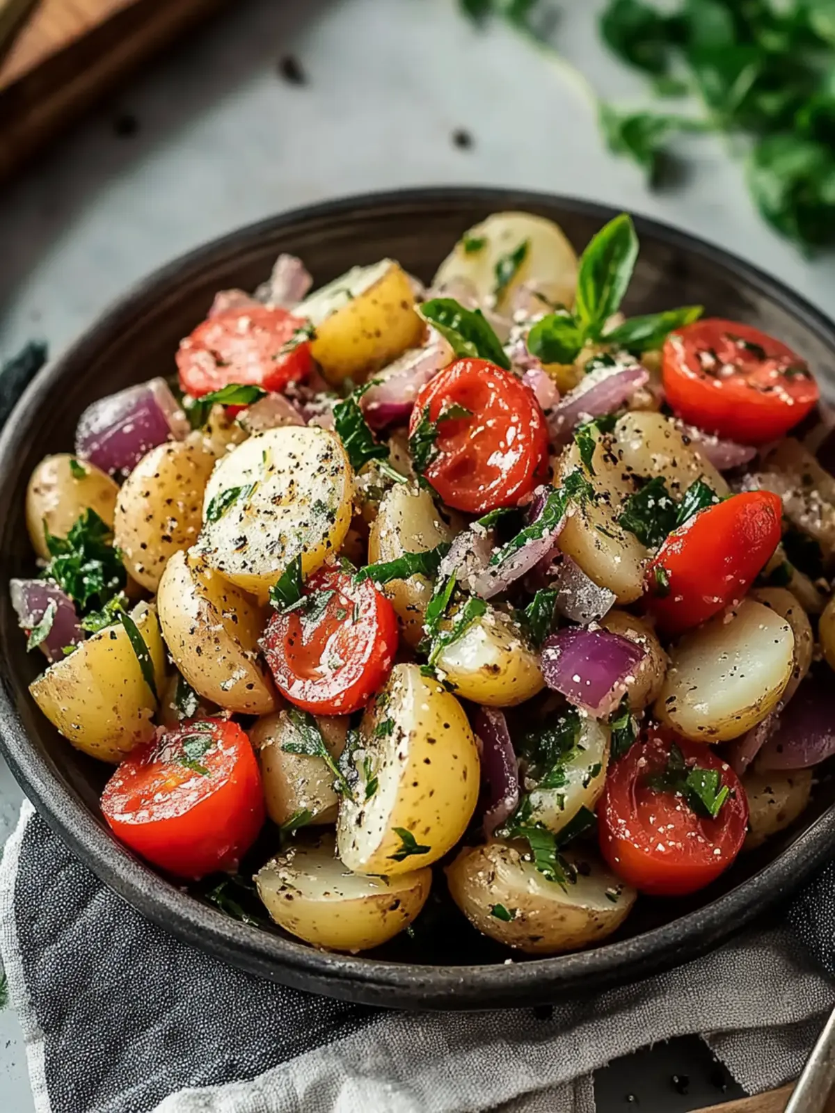 Rustic Italian Potato Salad That Will Brighten Your Summer Meals 3 Rustic Italian Potato Salad