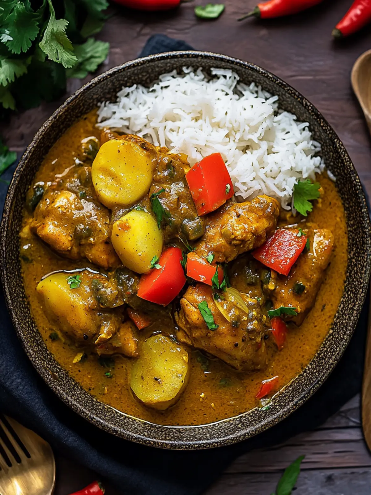 Authentic Jamaican Curry Chicken: Comfort in Every Bite 2 Authentic Jamaican Curry Chicken