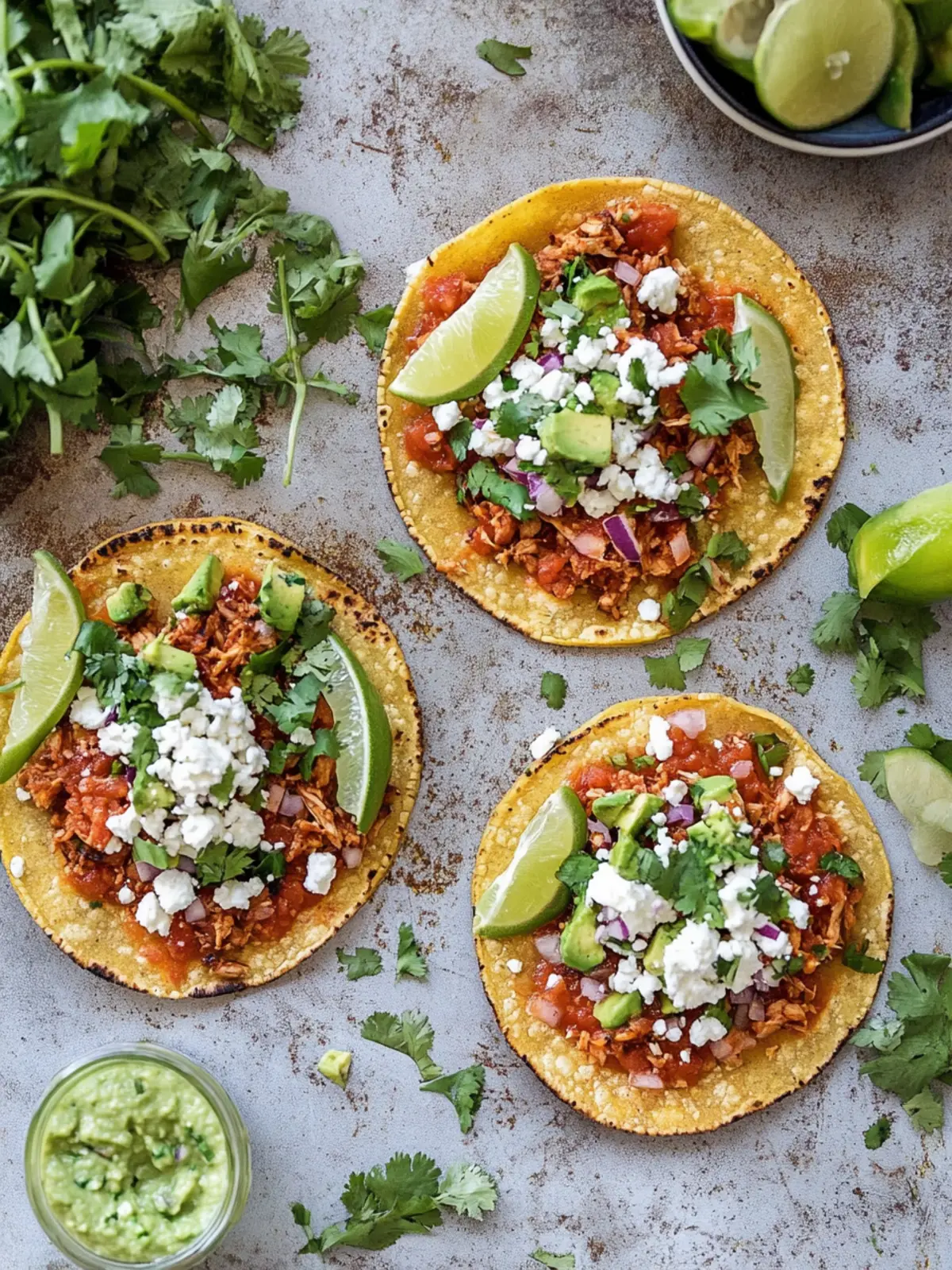 Savor the Best Tostadas de Tinga - Quick and Customizable Delight 3 Best Tostadas de Tinga