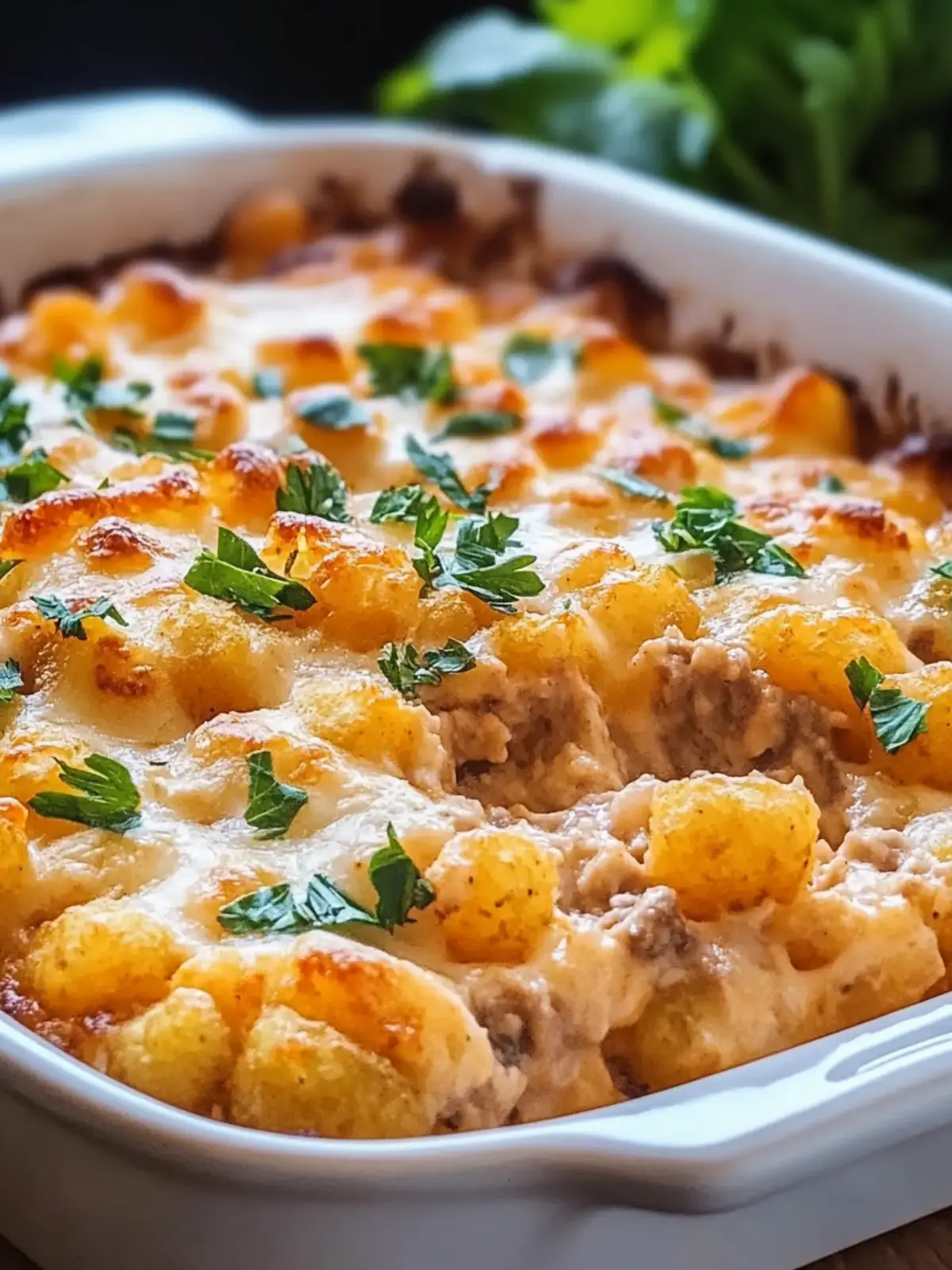 Melted Cheesy Tater Tot Casserole in Just 30 Minutes 2 Tater Tot Casserole