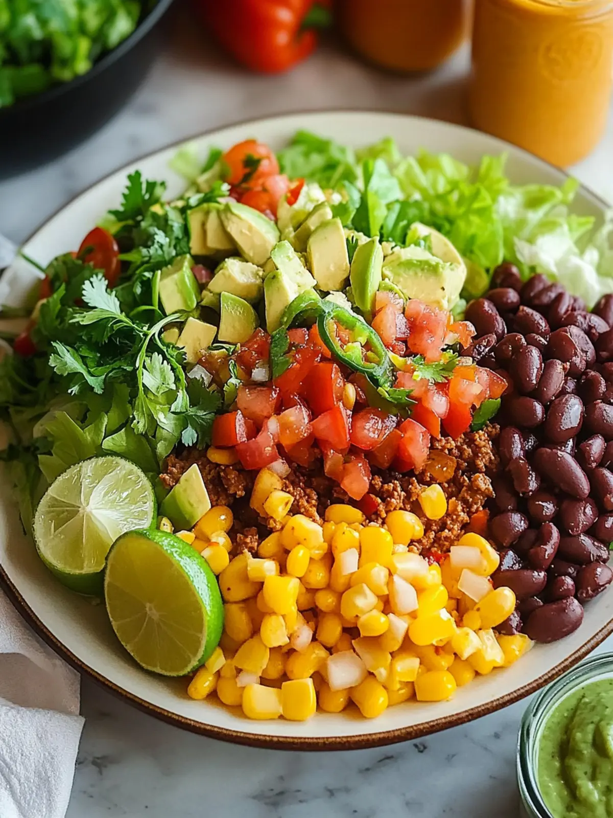 Ultimate Taco Salad: Quick, Customizable, and Delicious! 4 Taco Salad