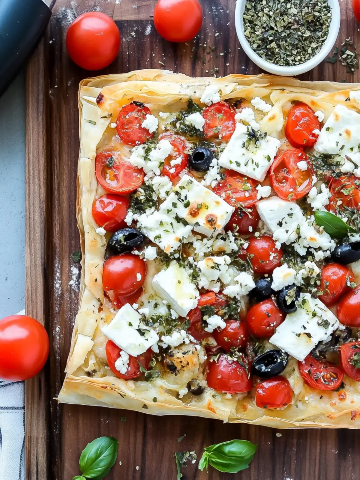 Phyllo Dough Greek Flatbread Pizza: A Crispy Twist Tonight 3 Phyllo Dough Greek Flatbread Pizza