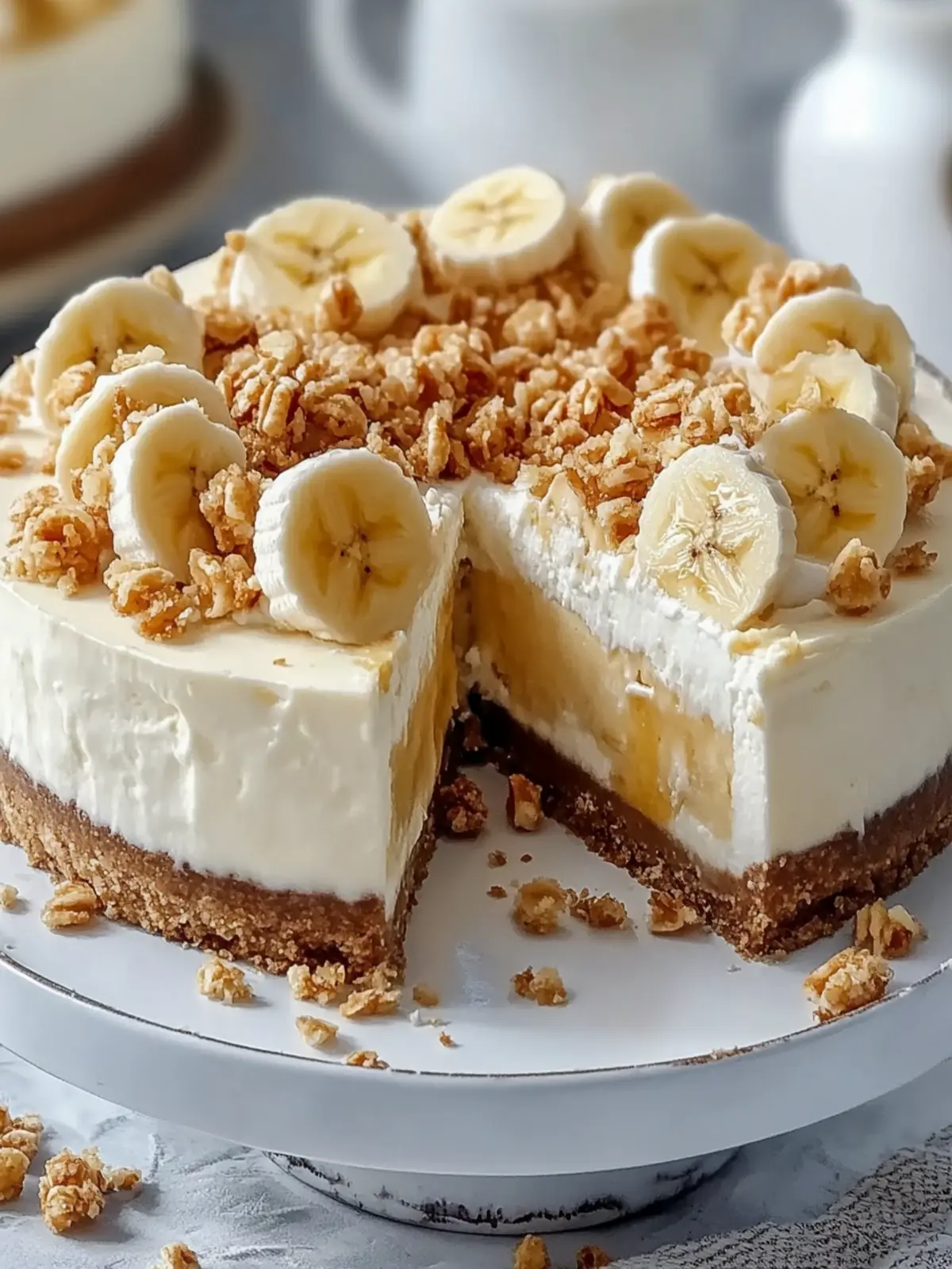 Creamy Banana Pudding Cheesecake for Delightful Gatherings 4 Creamy Banana Pudding Cheesecake