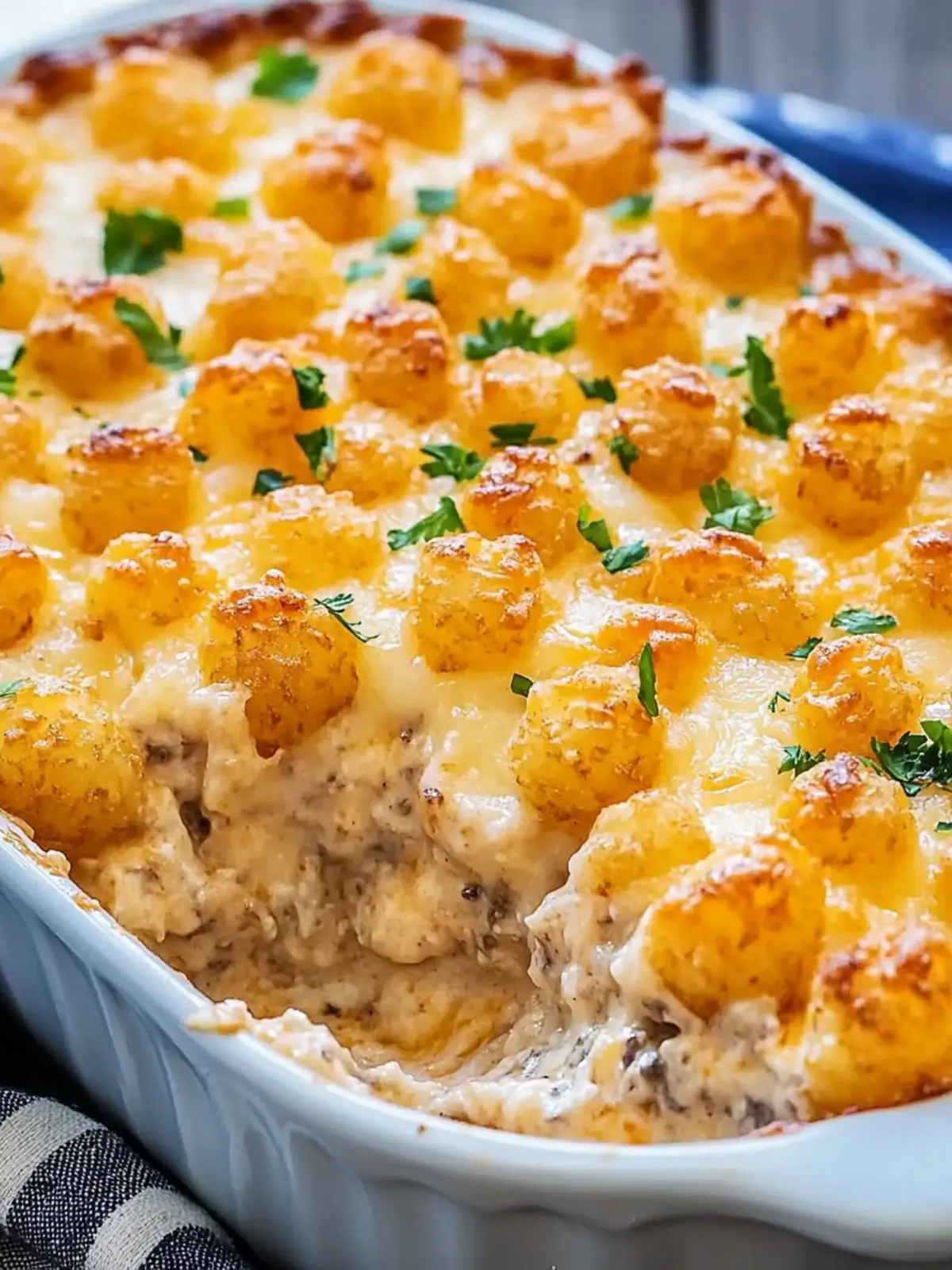 Melted Cheesy Tater Tot Casserole in Just 30 Minutes 5 Tater Tot Casserole