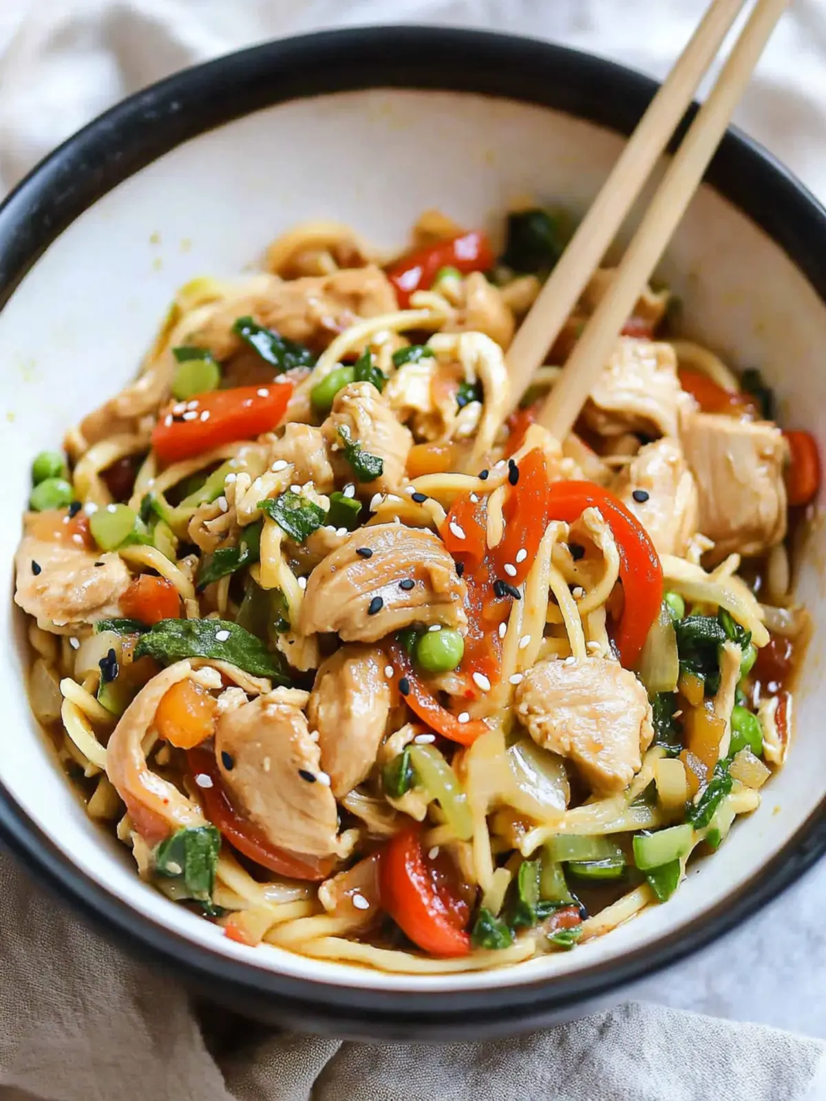 Instant Pot Chicken Lo Mein Zoodles – Quick, Healthy Delight 5 Instant Pot Chicken Lo Mein Zoodles