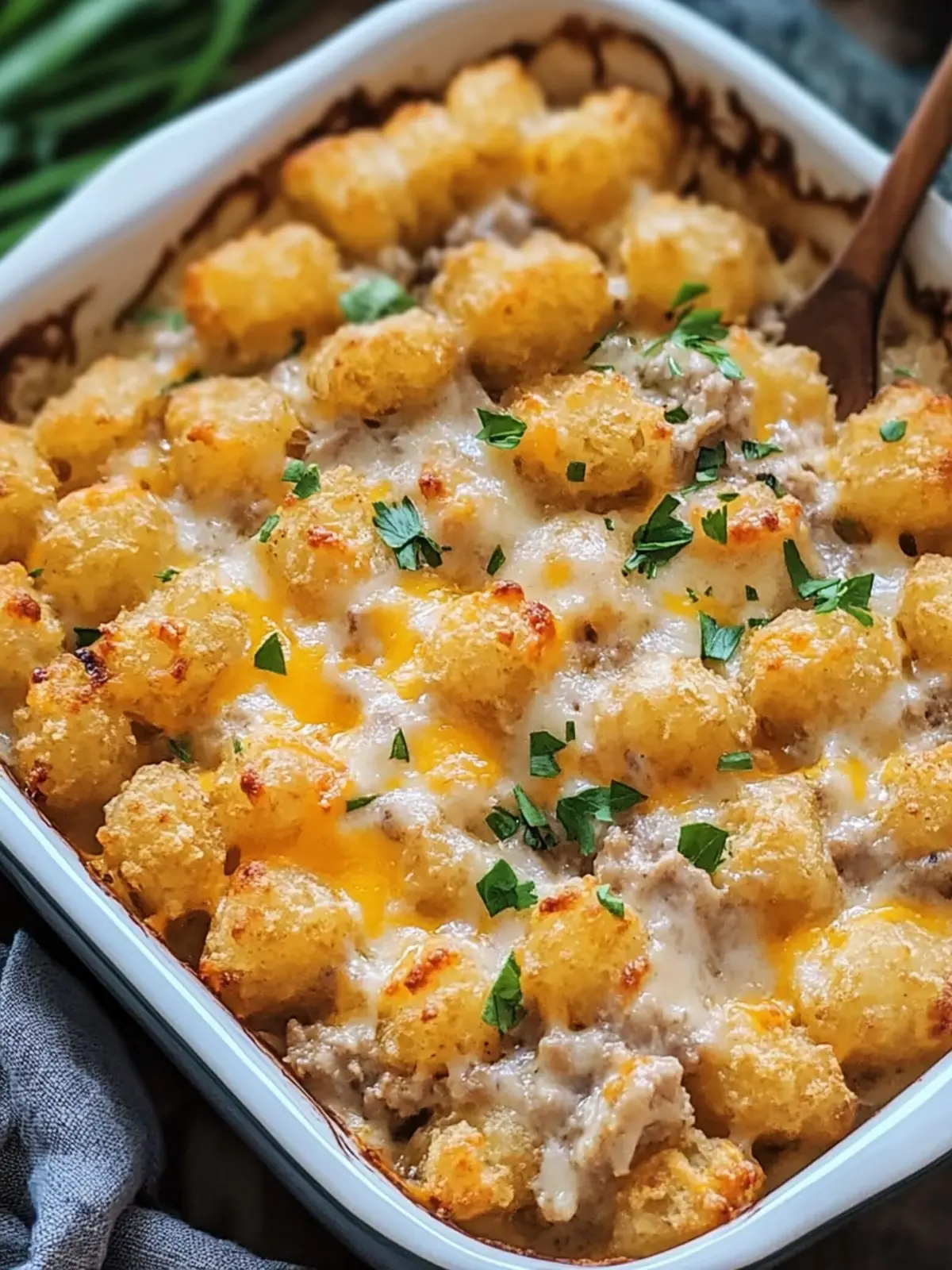 Melted Cheesy Tater Tot Casserole in Just 30 Minutes 3 Tater Tot Casserole