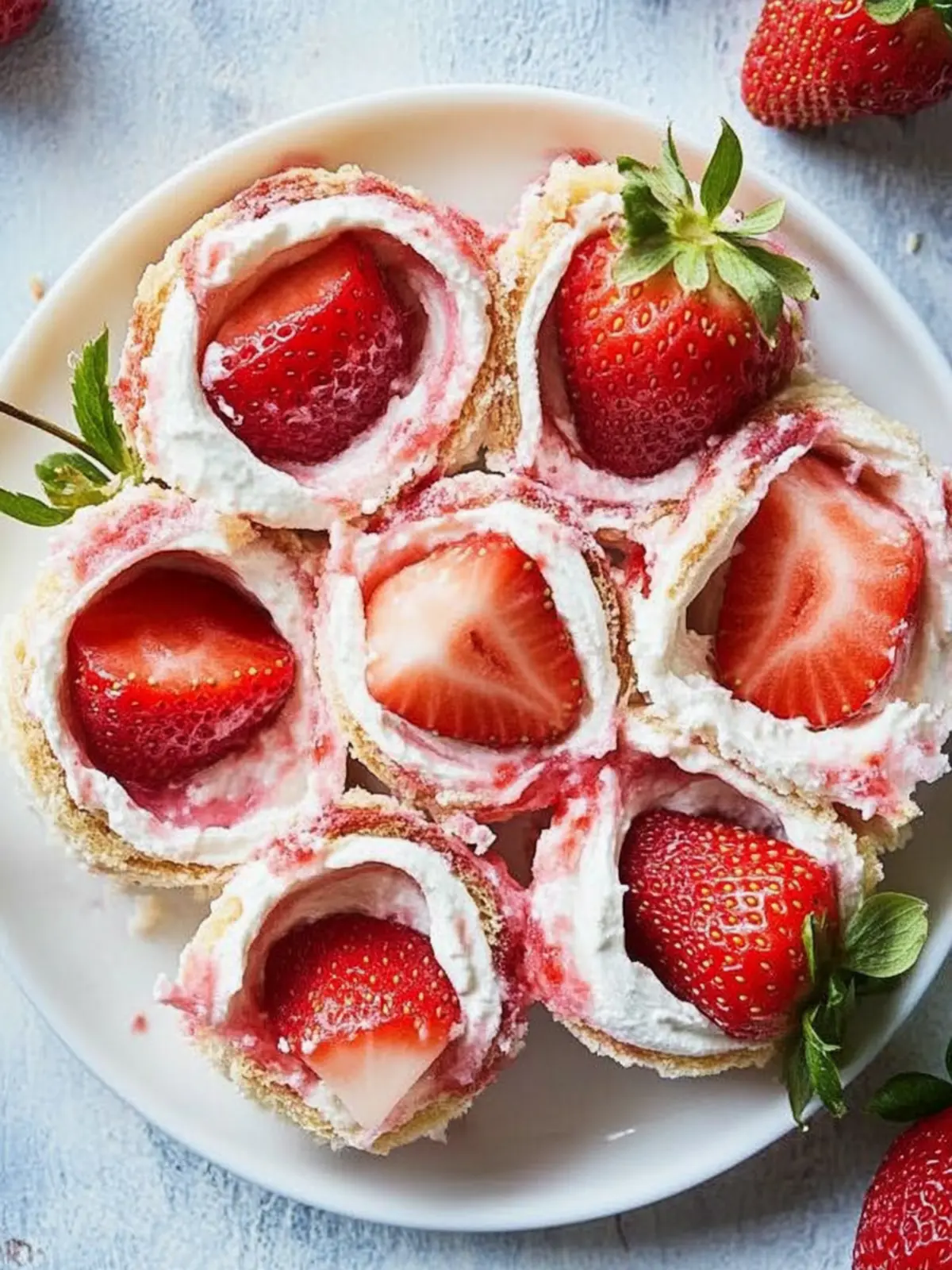 Sweet Strawberry Party Pinwheels for Effortless Entertaining 3 Strawberry Party Pinwheels