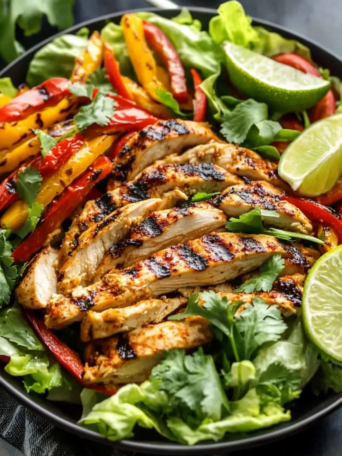 Grilled Chili Lime Chicken Fajita Salad for Fresh Flavor Bliss 4 Grilled Chili Lime Chicken Fajita Salad