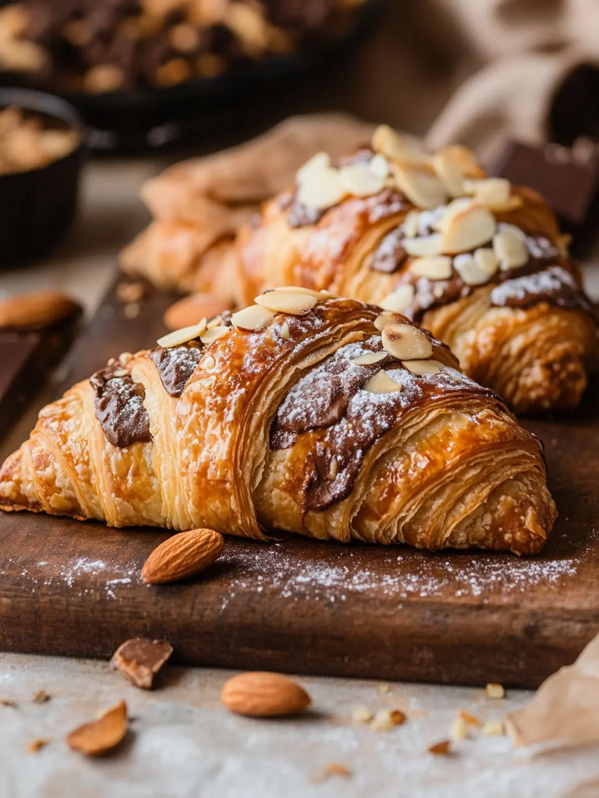 Decadent Chocolate Almond Croissant Recipe You’ll Love 3 Chocolate Almond Croissant Recipe