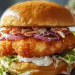 Crispy Fried Cod Sandwich on Toasted Brioche for Quick Delights 8 Crispy Fried Cod Sandwich on Toasted Brioche