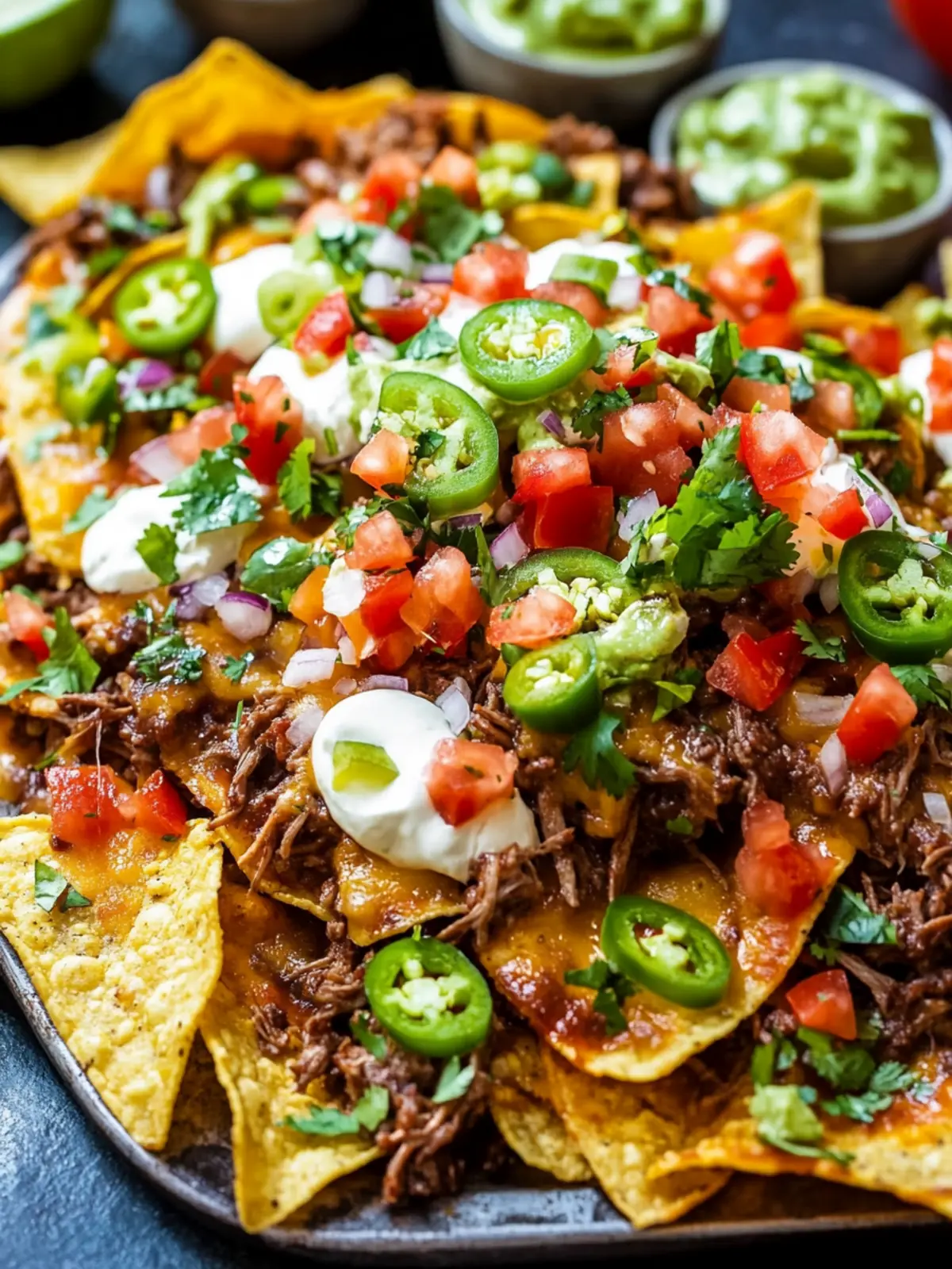Ultimate Mexican Shredded Beef Nachos for Game Day Bliss 5 Mexican Shredded Beef Nachos